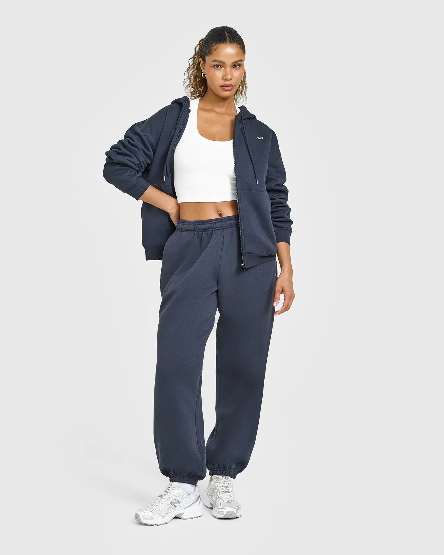 Foundations Zip Through Hoodie | True Blue sold by Oner Active product image thumbnail 2