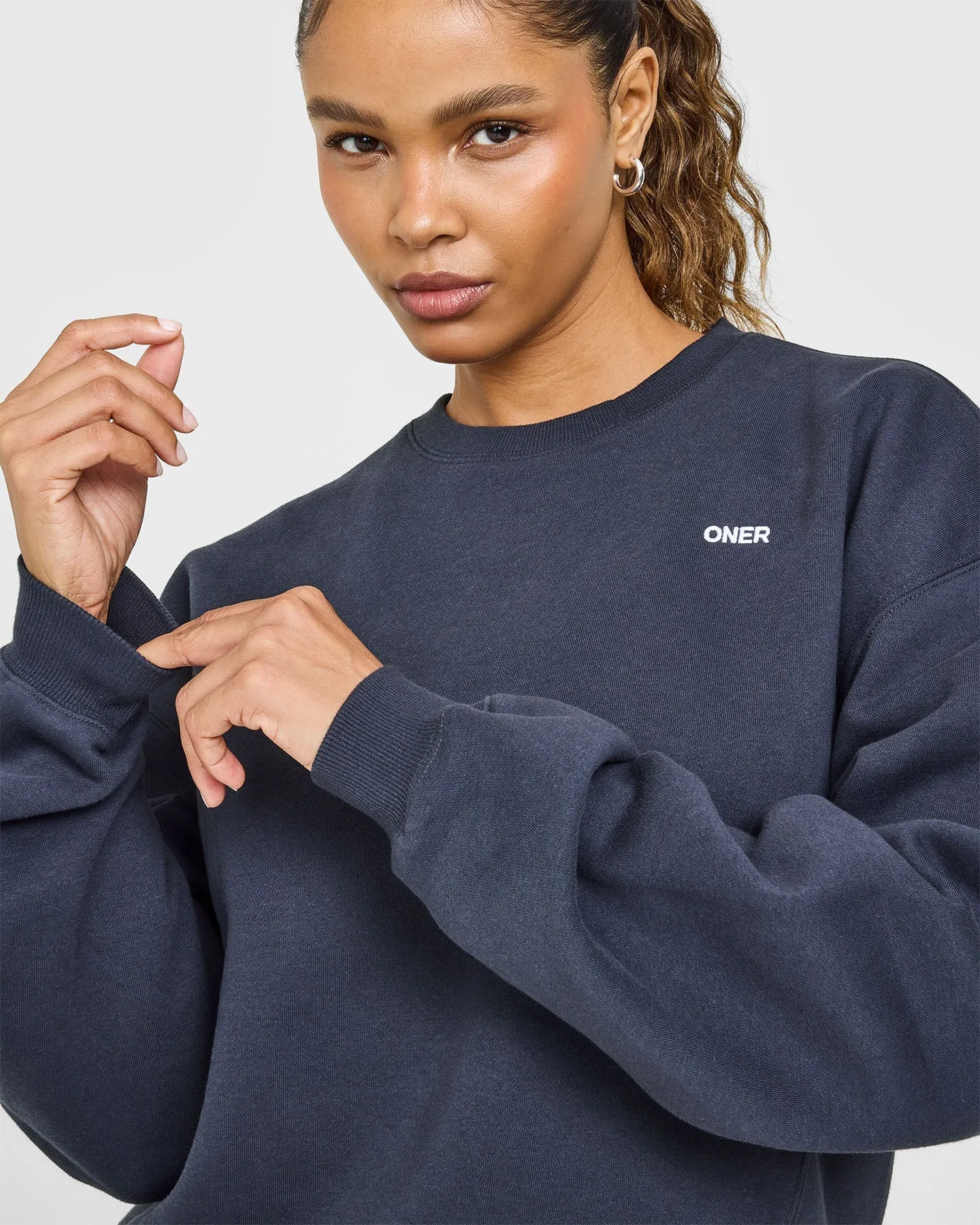 Foundations Oversized Sweatshirt | True Blue sold by Oner Active product image thumbnail 5