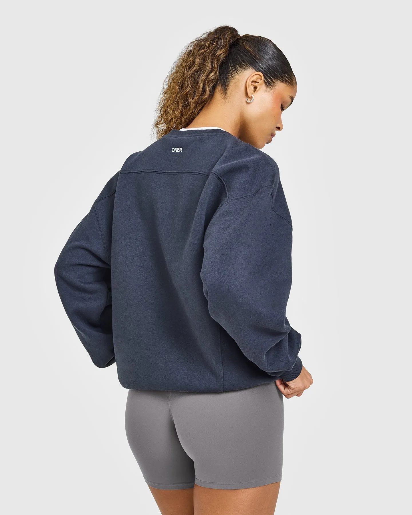 Foundations Oversized Sweatshirt | True Blue sold by Oner Active product image thumbnail 4