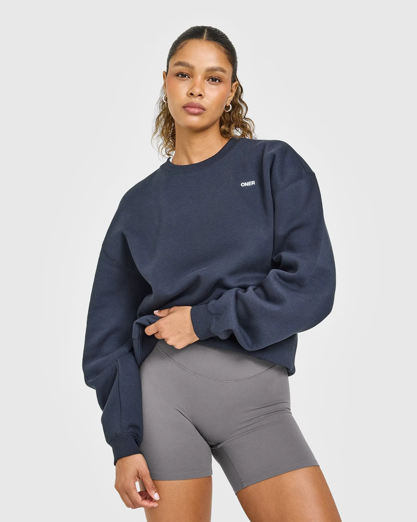 Foundations Oversized Sweatshirt | True Blue sold by Oner Active