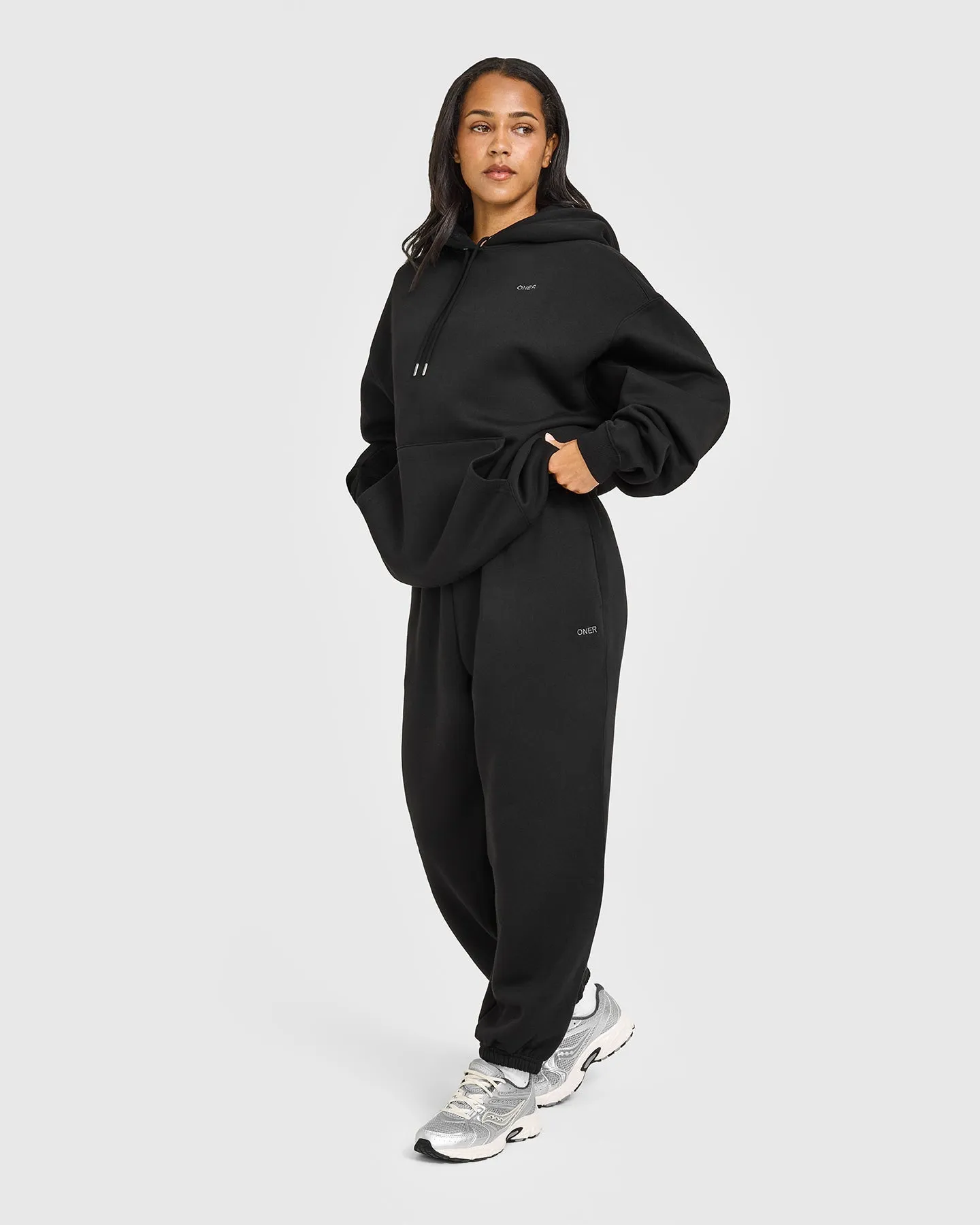Foundations Oversized Hoodie | Black sold by Oner Active product image thumbnail 3