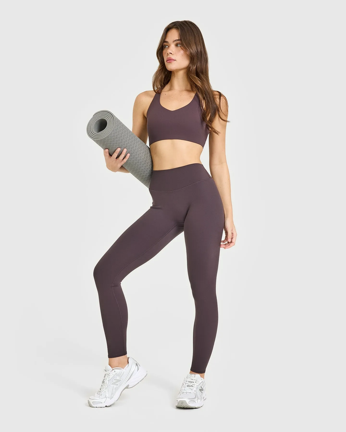 SoftMotion™ High Waisted Leggings | Dark Umber Brown sold by Oner Active product image thumbnail 3