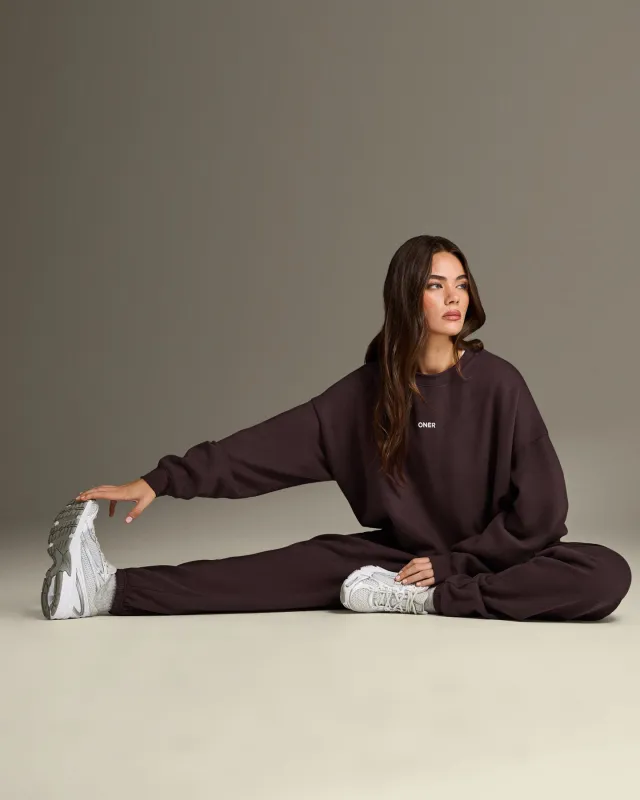 Mid Weight Sweatshirt | Umber Brown sold by Oner Active