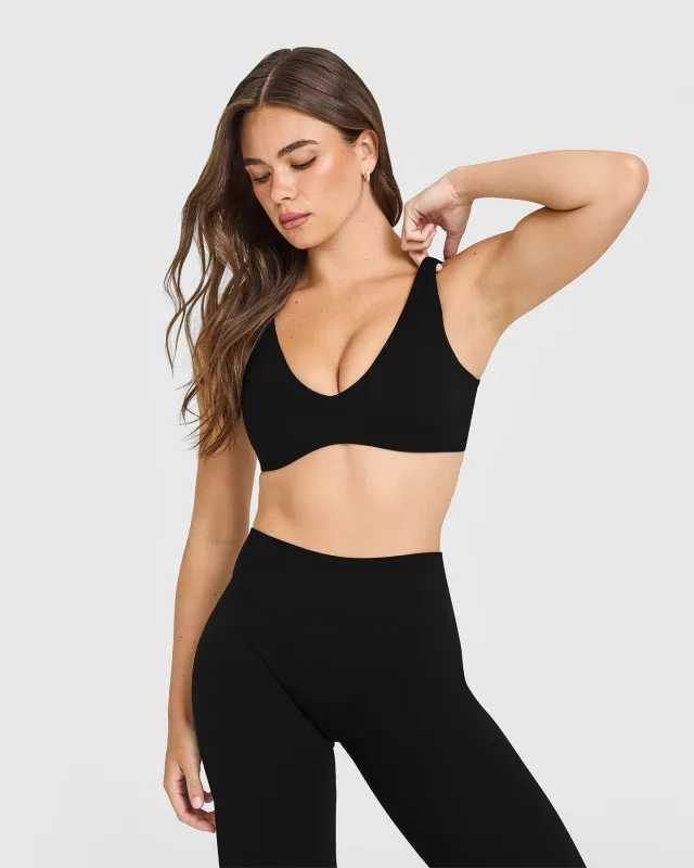 SoftMotion™ Scoop Back Bralette | Black sold by Oner Active