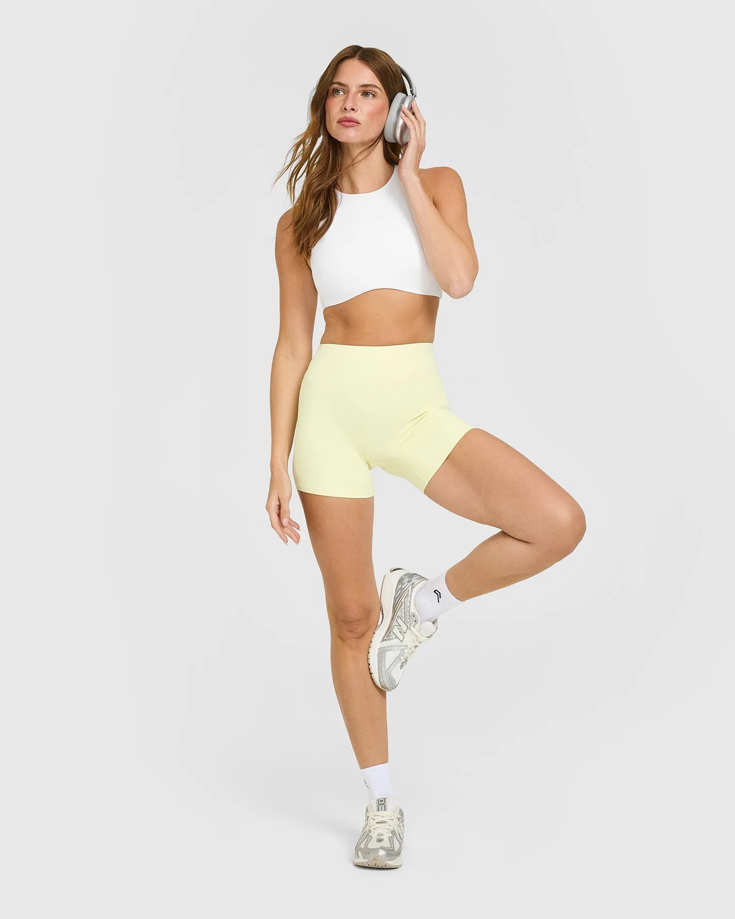 SoftMotion™ High Neck Sports Bra | White sold by Oner Active product image thumbnail 3