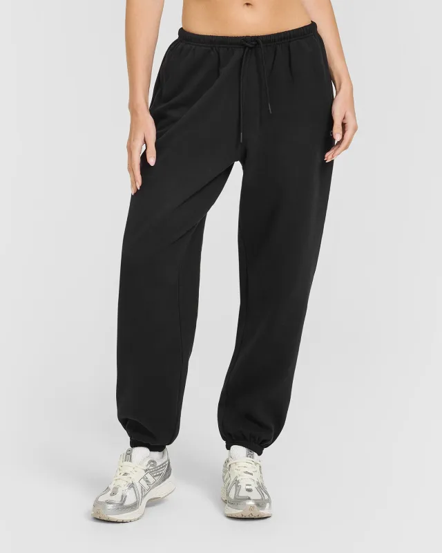 Mid Weight Relaxed Joggers | Soft Black sold by Oner Active