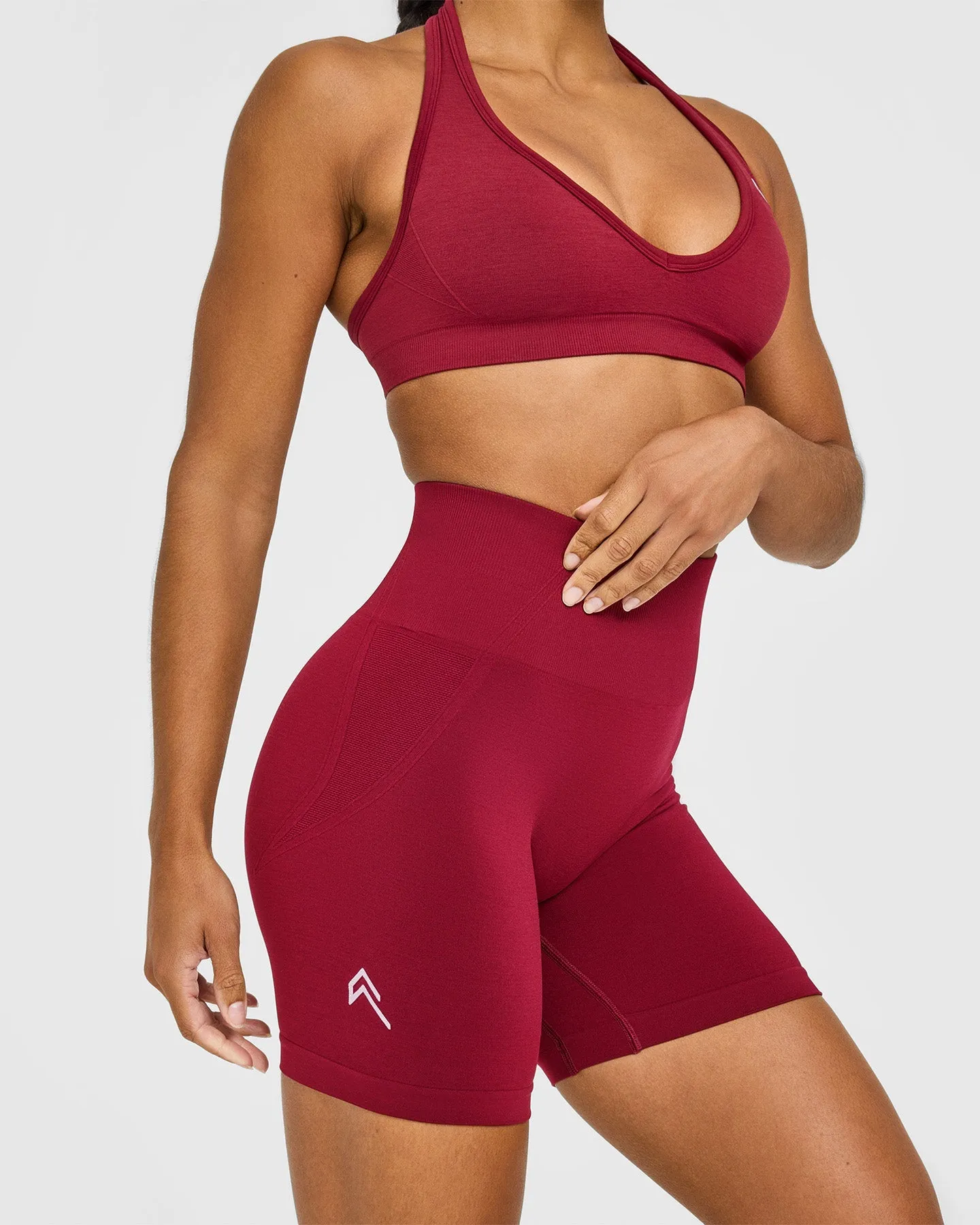 Effortless Seamless Shorts | Claret Red sold by Oner Active product image thumbnail 5