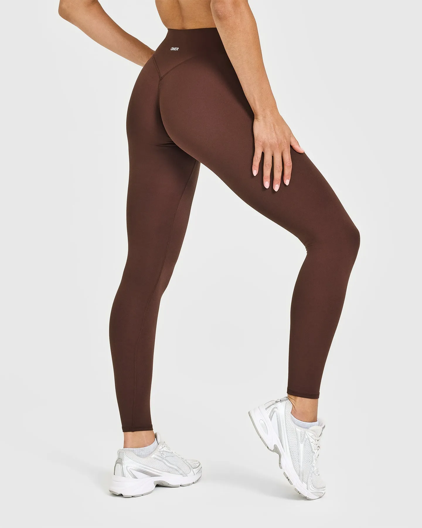 SoftMotion™ High Waisted Leggings | Espresso Brown sold by Oner Active product image thumbnail 2
