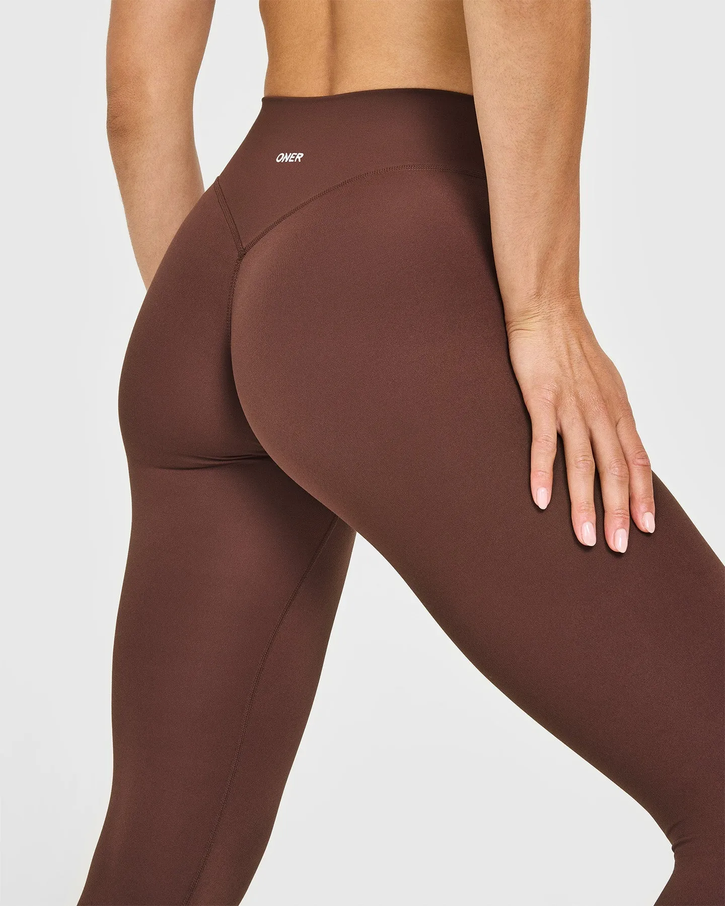 SoftMotion™ High Waisted Leggings | Espresso Brown sold by Oner Active product image thumbnail 4