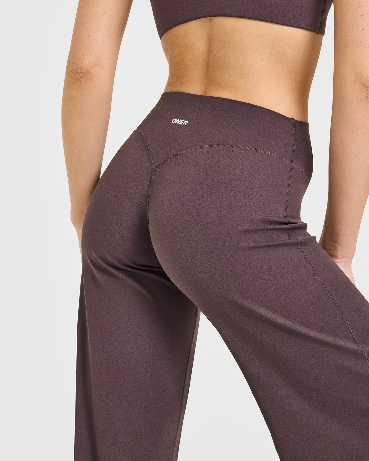 SoftMotion™ Straight Leg Bottoms | Dark Umber Brown sold by Oner Active product image thumbnail 4