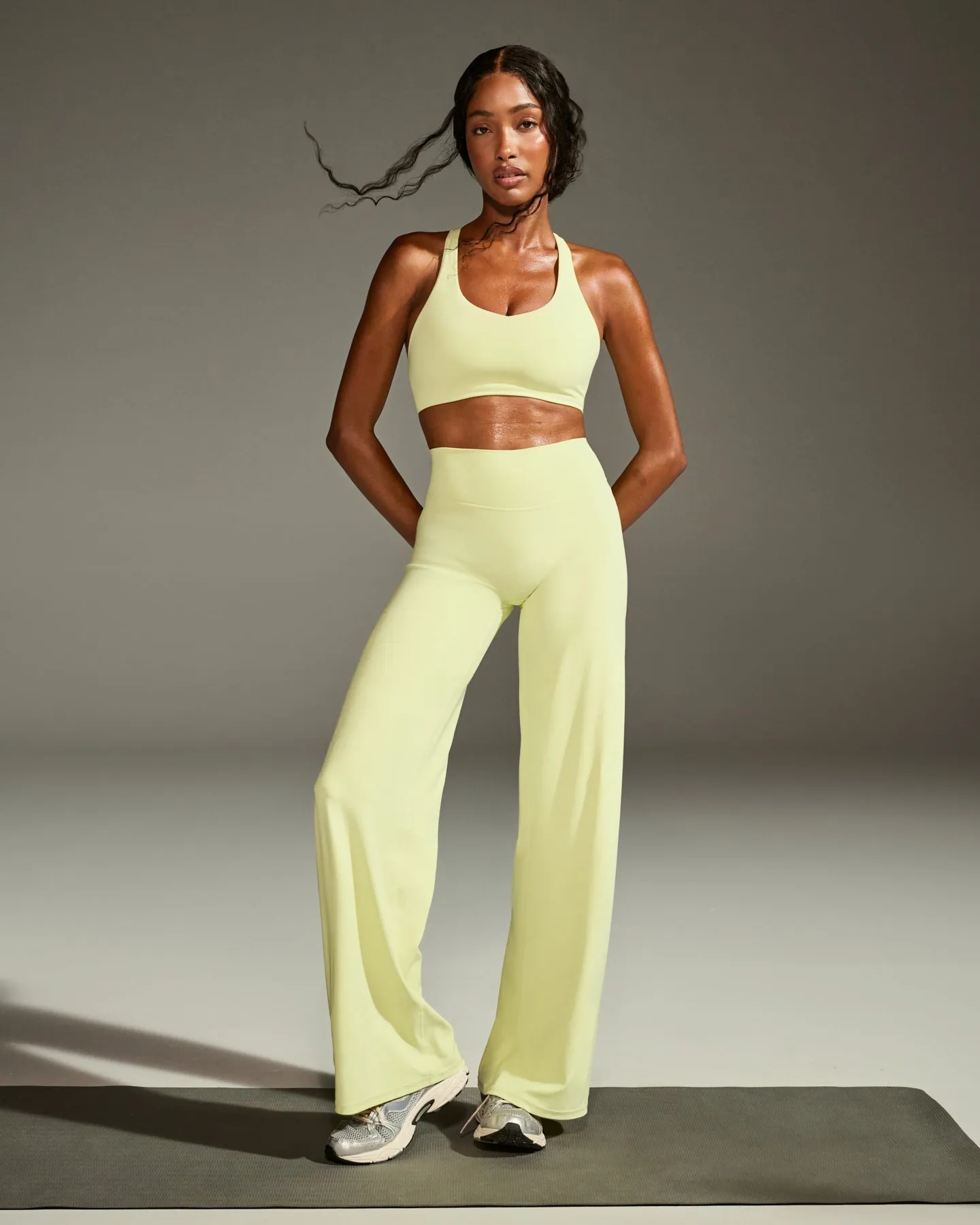 SoftMotion™ Straight Leg Bottoms | Pastel Yellow sold by Oner Active product image thumbnail 2