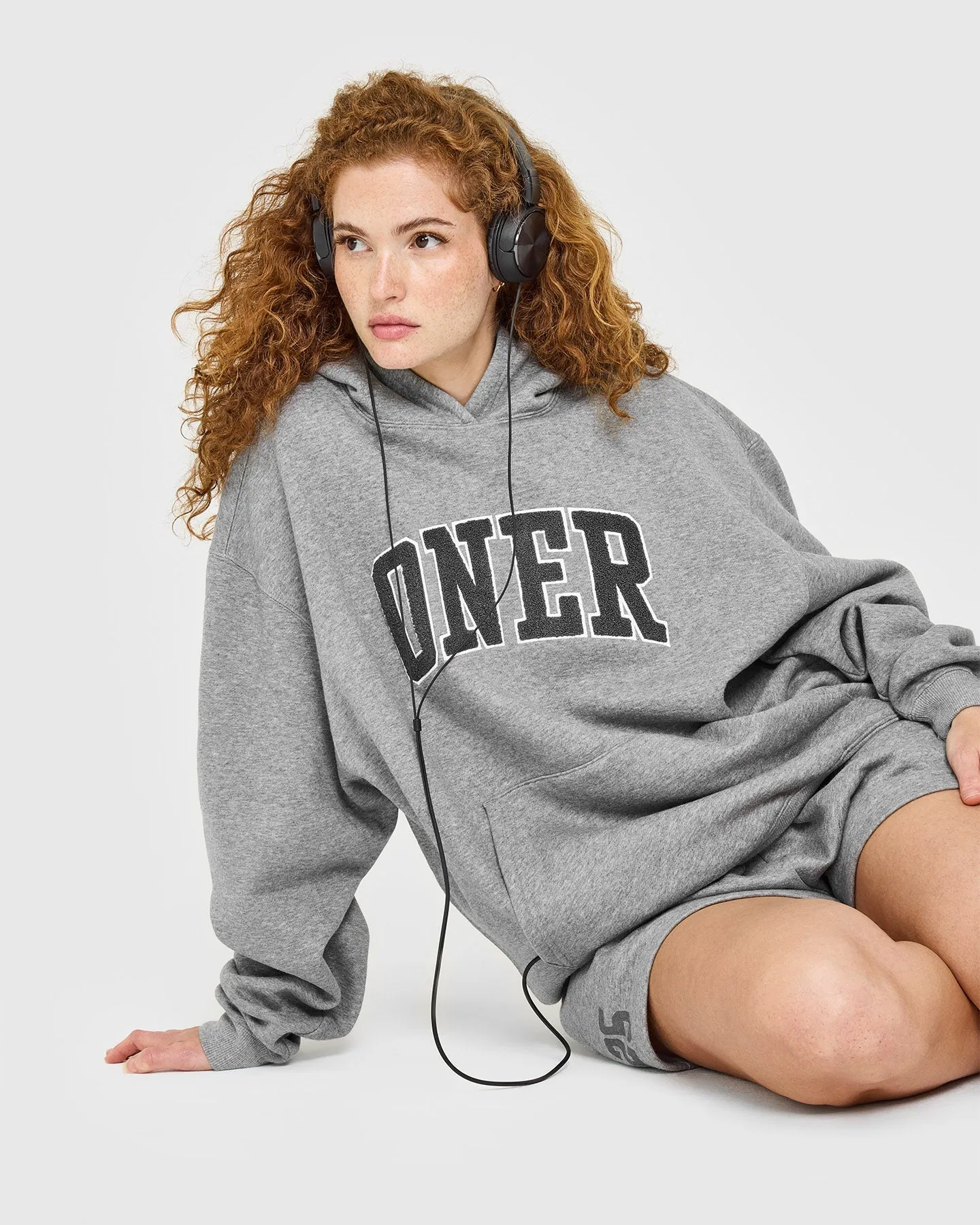 Foundations Oversized Oner 25 Hoodie | Charcoal Marl sold by Oner Active product image thumbnail 2