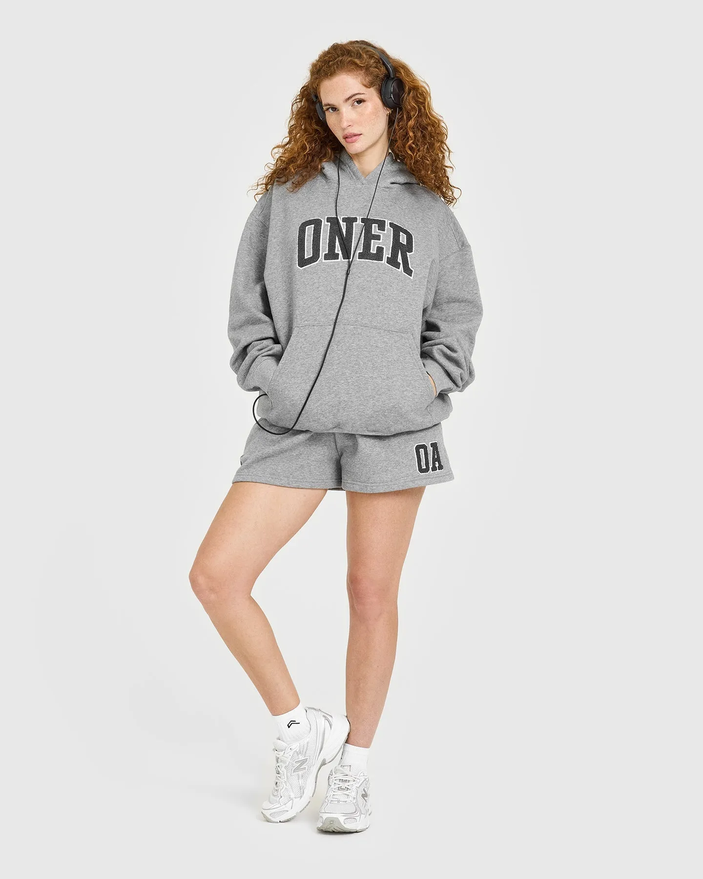 Foundations Oversized Oner 25 Hoodie | Charcoal Marl sold by Oner Active product image thumbnail 3