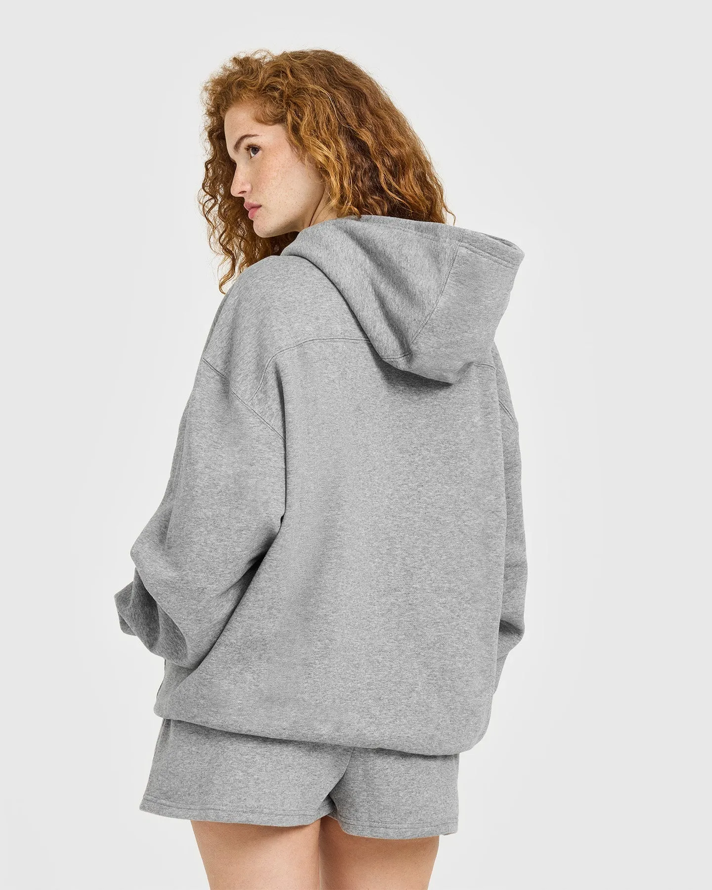 Foundations Oversized Oner 25 Hoodie | Charcoal Marl sold by Oner Active product image thumbnail 4