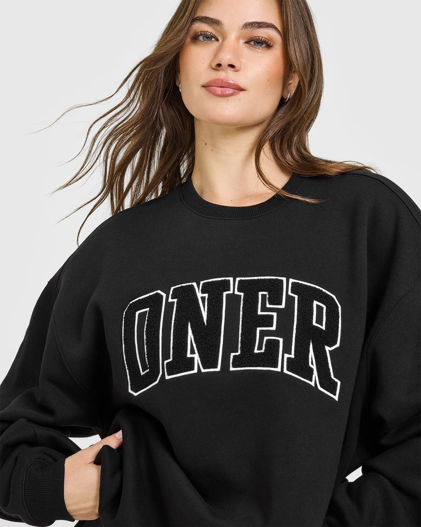 Foundations Oversized Oner 25 Sweatshirt | Black sold by Oner Active product image thumbnail 4