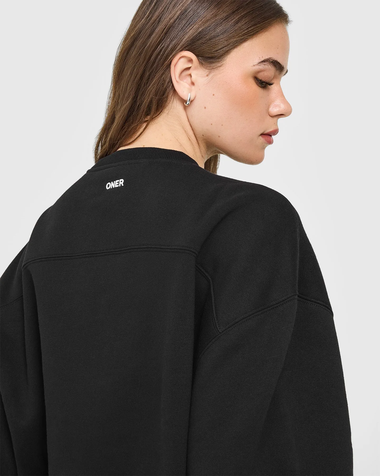 Foundations Oversized Oner 25 Sweatshirt | Black sold by Oner Active product image thumbnail 5