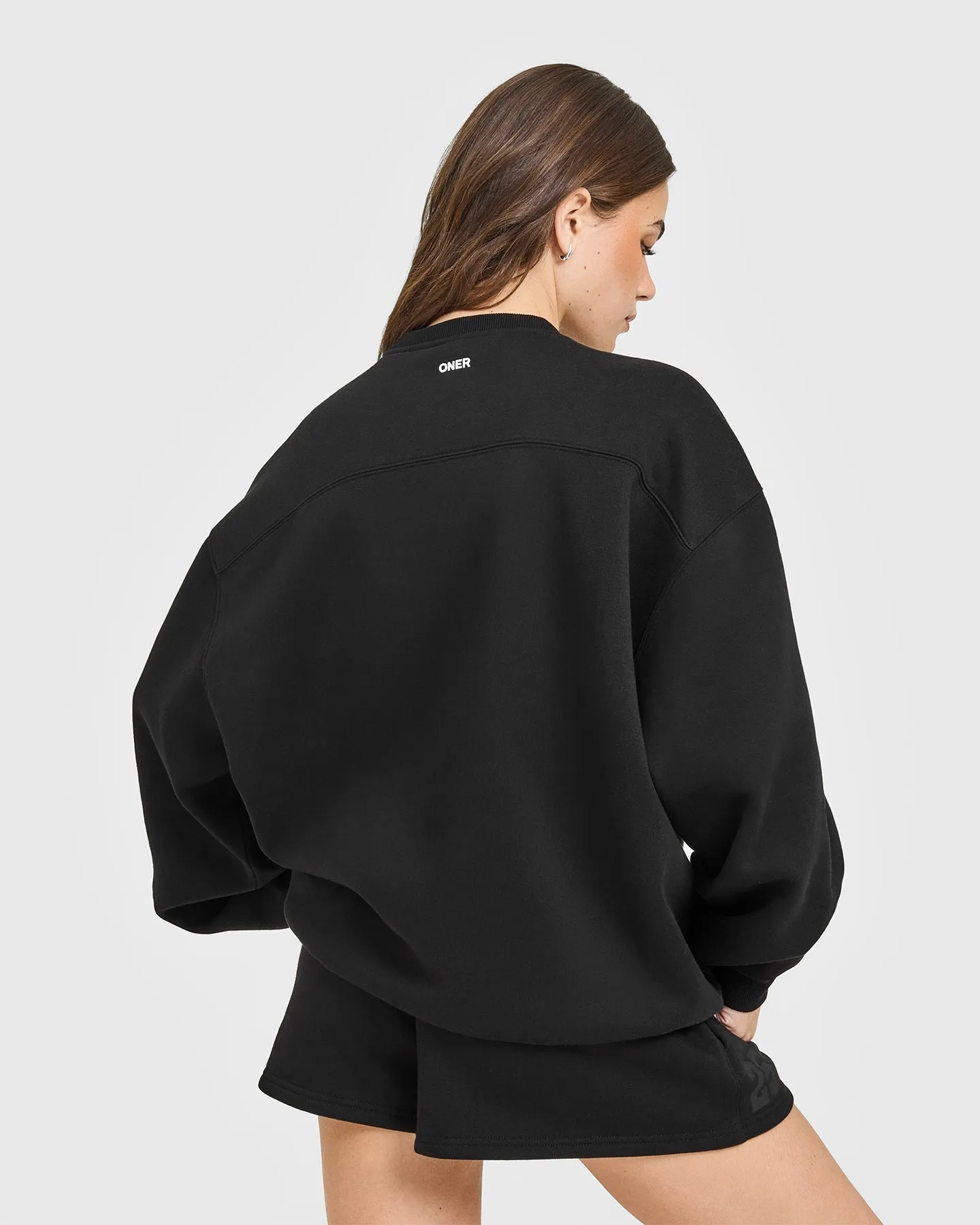 Foundations Oversized Oner 25 Sweatshirt | Black sold by Oner Active product image thumbnail 2