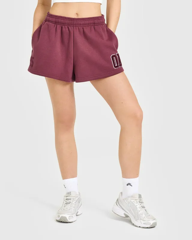 Foundations Oversized Oner 25 Shorts | Burnt Maroon sold by Oner Active