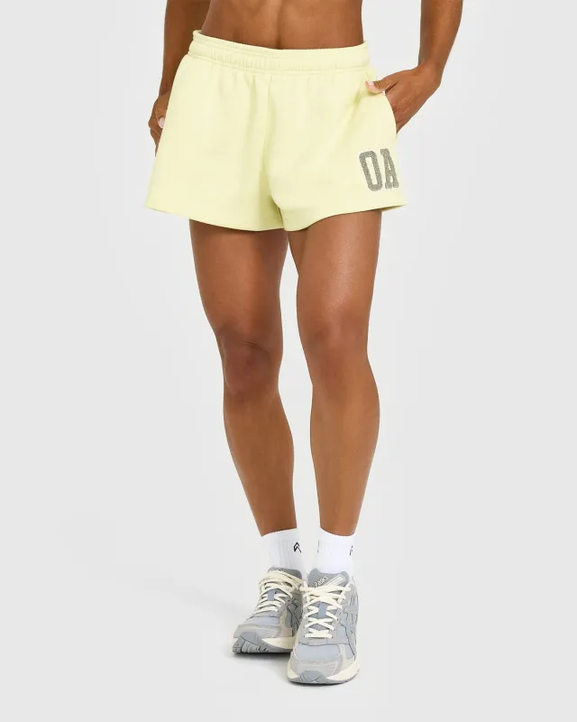 Foundations Oversized Oner 25 Shorts | Pastel Yellow sold by Oner Active
