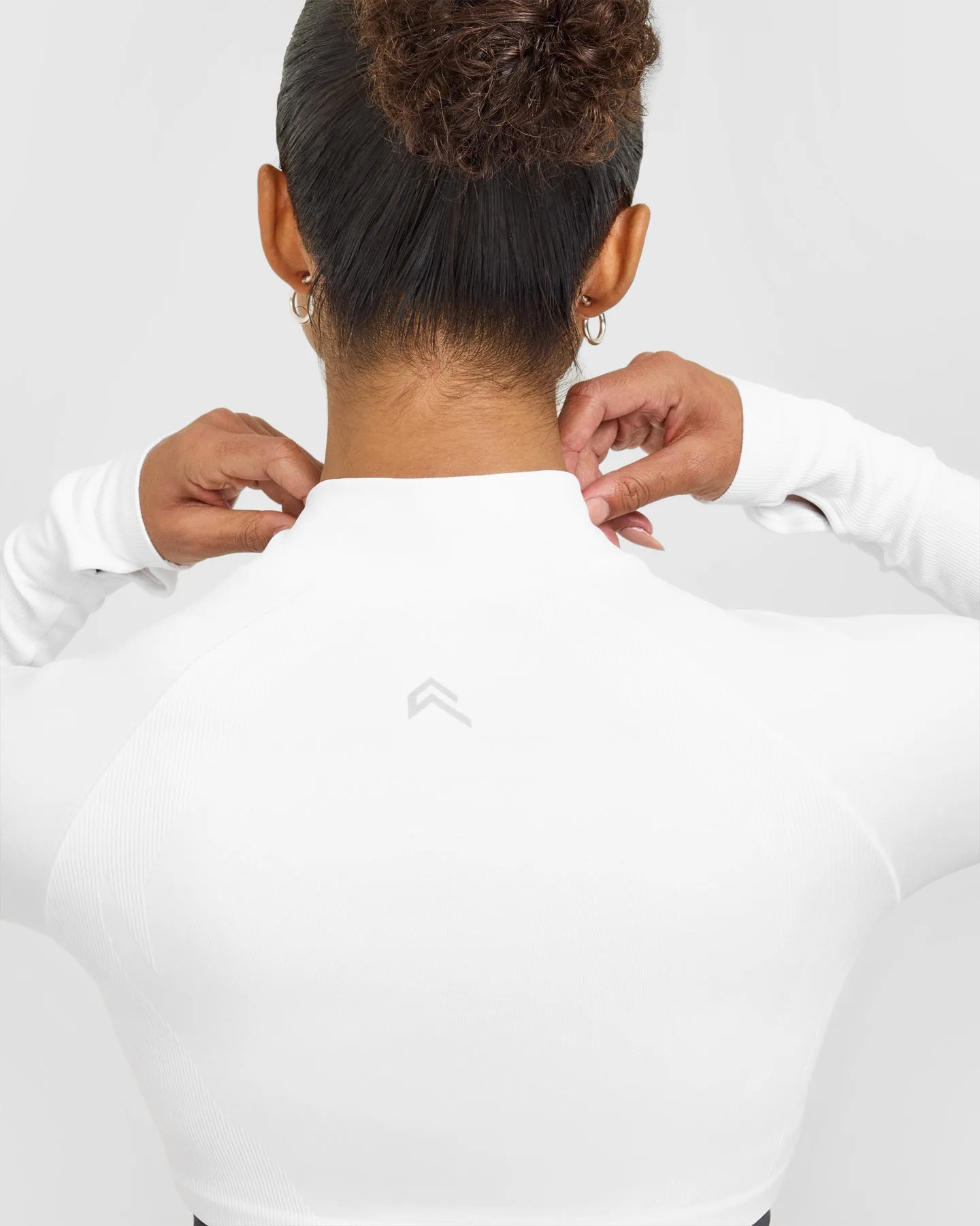 EnhanceLift™ Seamless Crop Jacket | White sold by Oner Active product image thumbnail 5