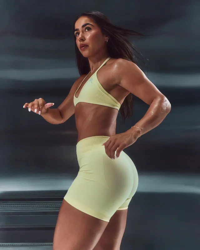 EnhanceLift™ Seamless Shorts | Pastel Yellow sold by Oner Active