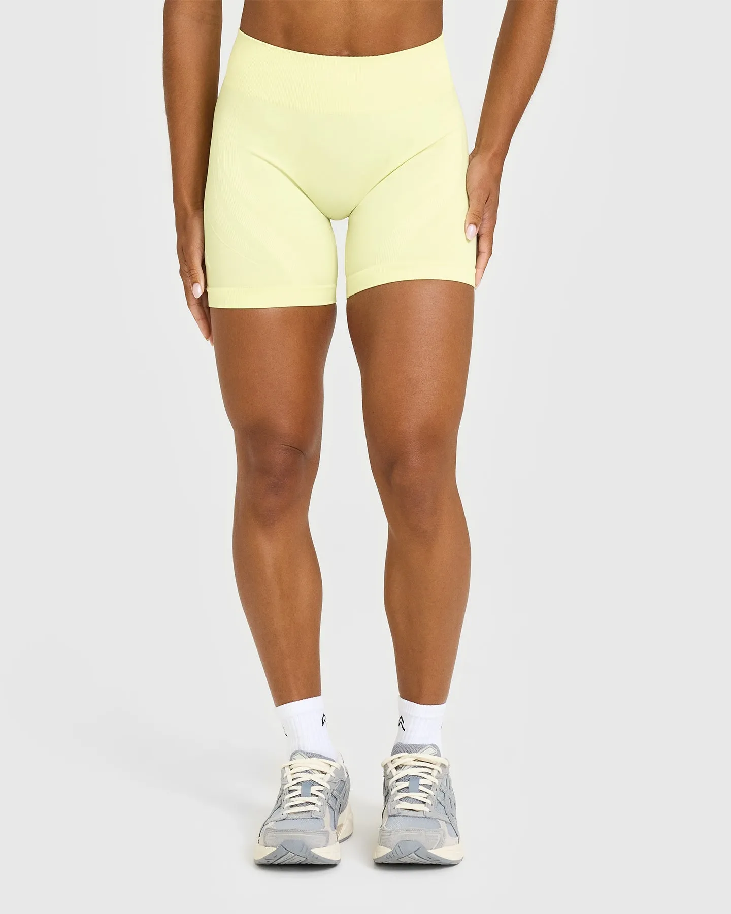 EnhanceLift™ Seamless Shorts | Pastel Yellow sold by Oner Active product image thumbnail 2