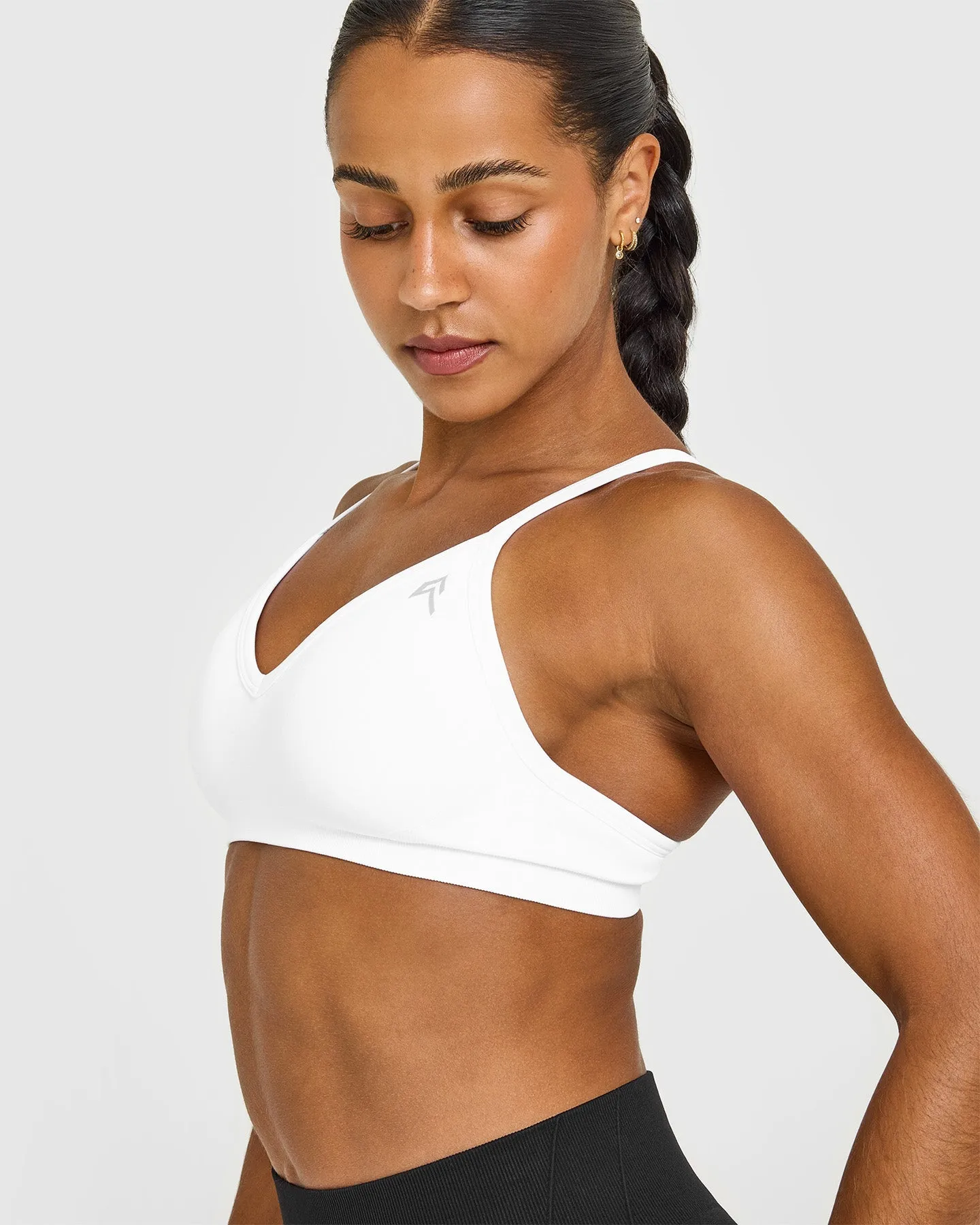EnhanceLift™ Seamless Strappy Sports Bra | White sold by Oner Active product image thumbnail 5
