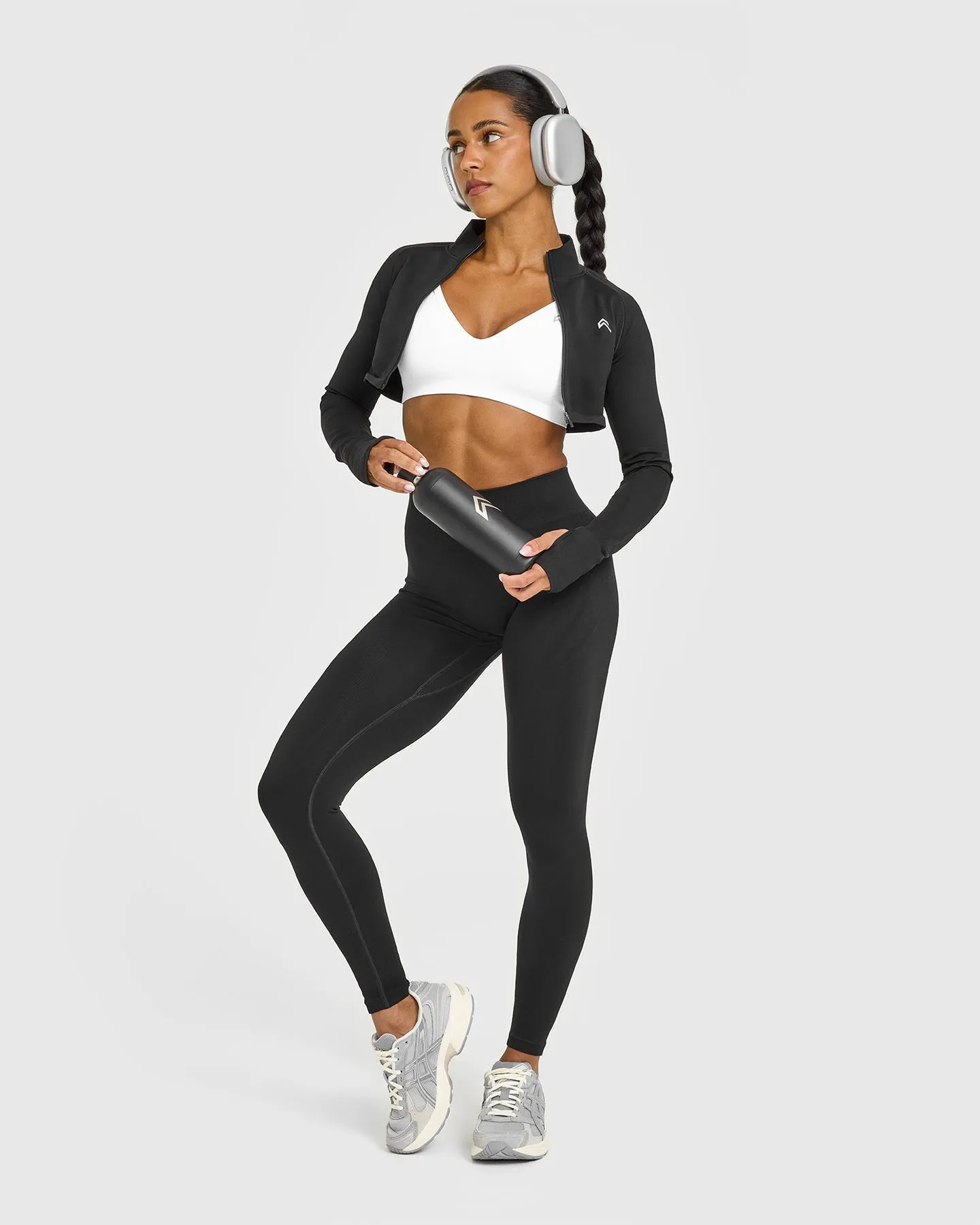 EnhanceLift™ Seamless Strappy Sports Bra | White sold by Oner Active product image thumbnail 3