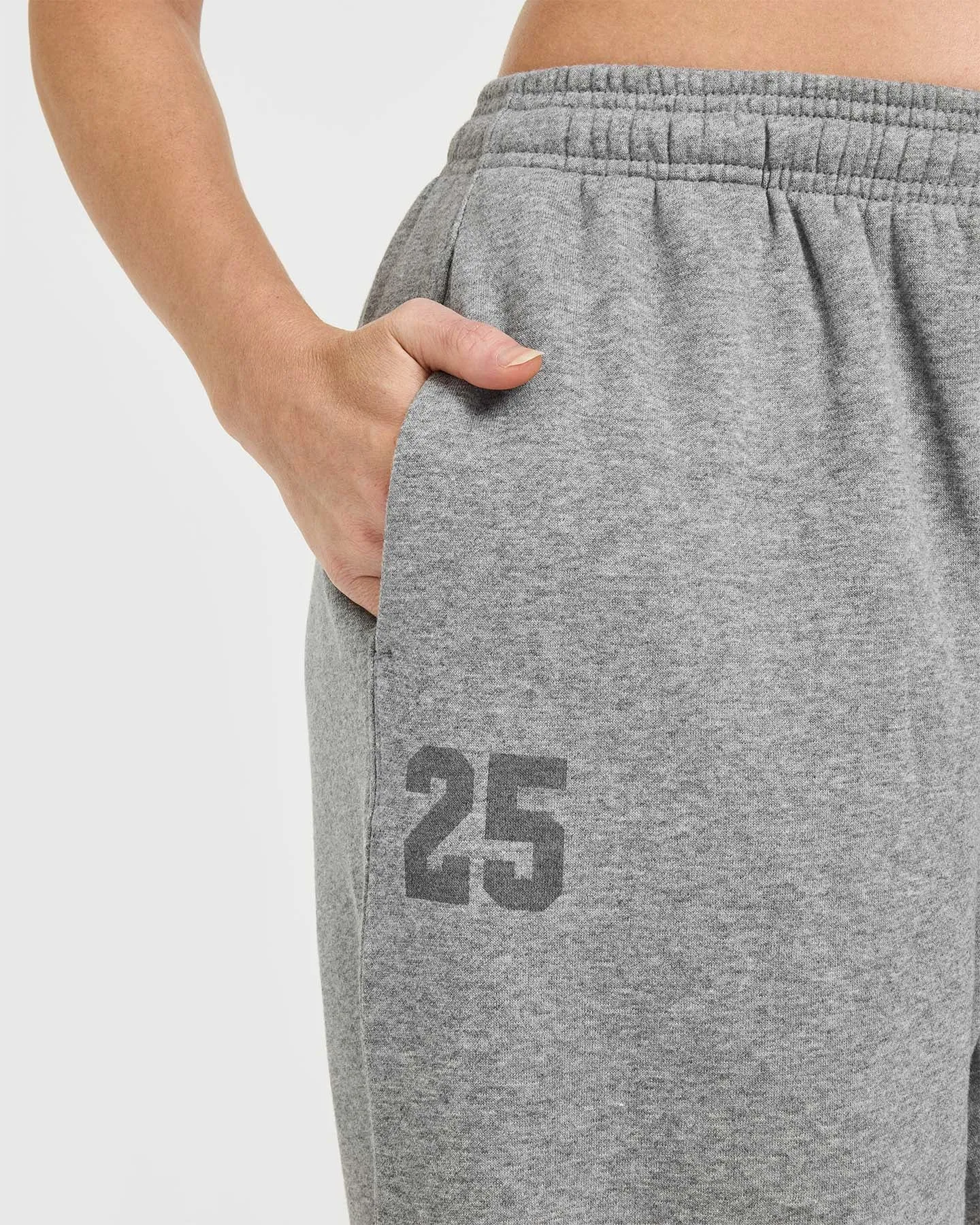 Foundations Oversized Oner 25 Straight Leg Joggers | Charcoal Marl sold by Oner Active product image thumbnail 5