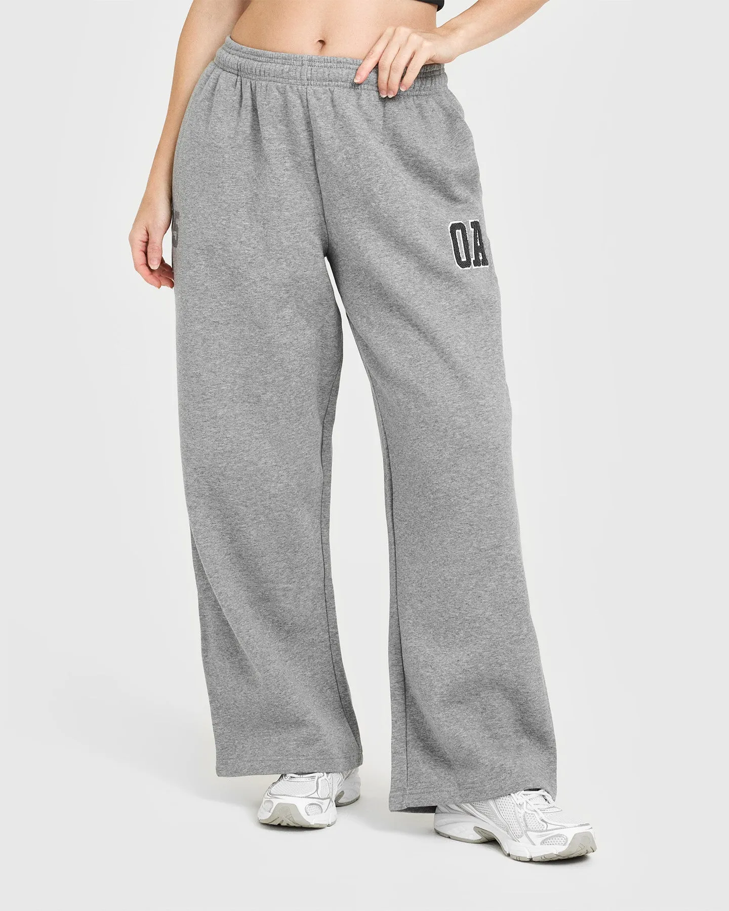 Foundations Oversized Oner 25 Straight Leg Joggers | Charcoal Marl sold by Oner Active product image thumbnail 2