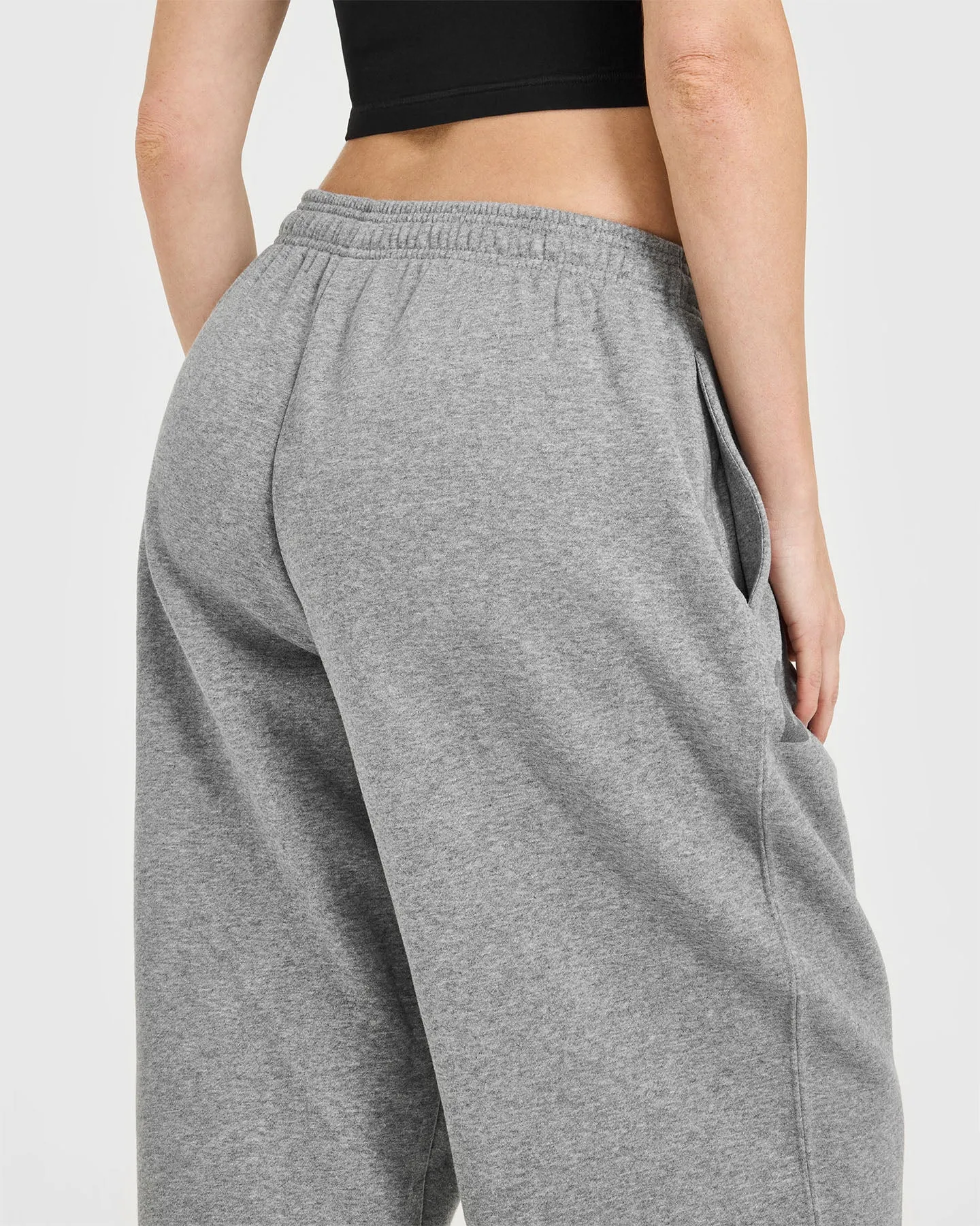 Foundations Oversized Oner 25 Straight Leg Joggers | Charcoal Marl sold by Oner Active product image thumbnail 4