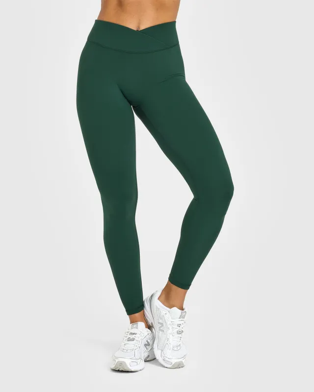 Unified Wrap Leggings | Racing Green sold by Oner Active