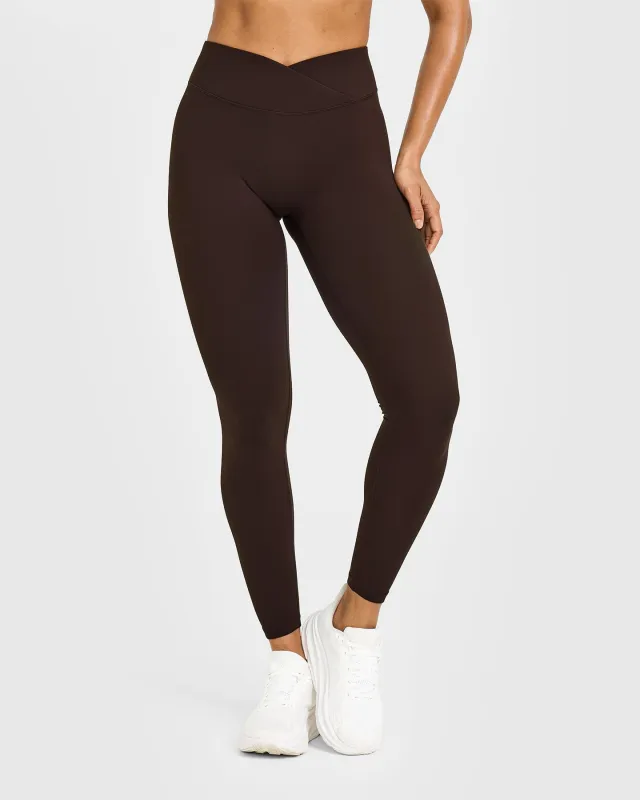 Unified Wrap Leggings | 70% Cocoa sold by Oner Active