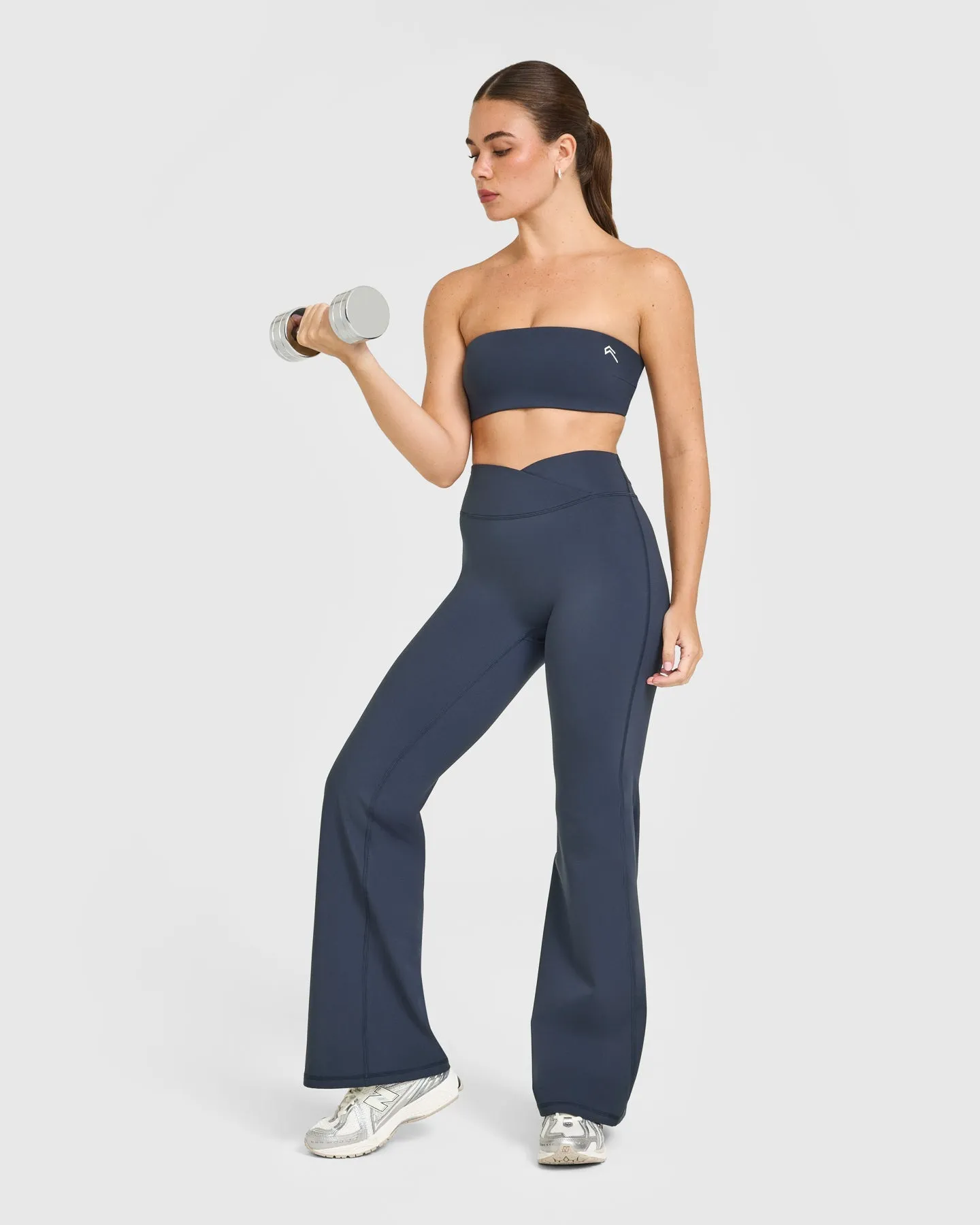 Unified Wrap Flared Bottoms | True Blue sold by Oner Active product image thumbnail 3