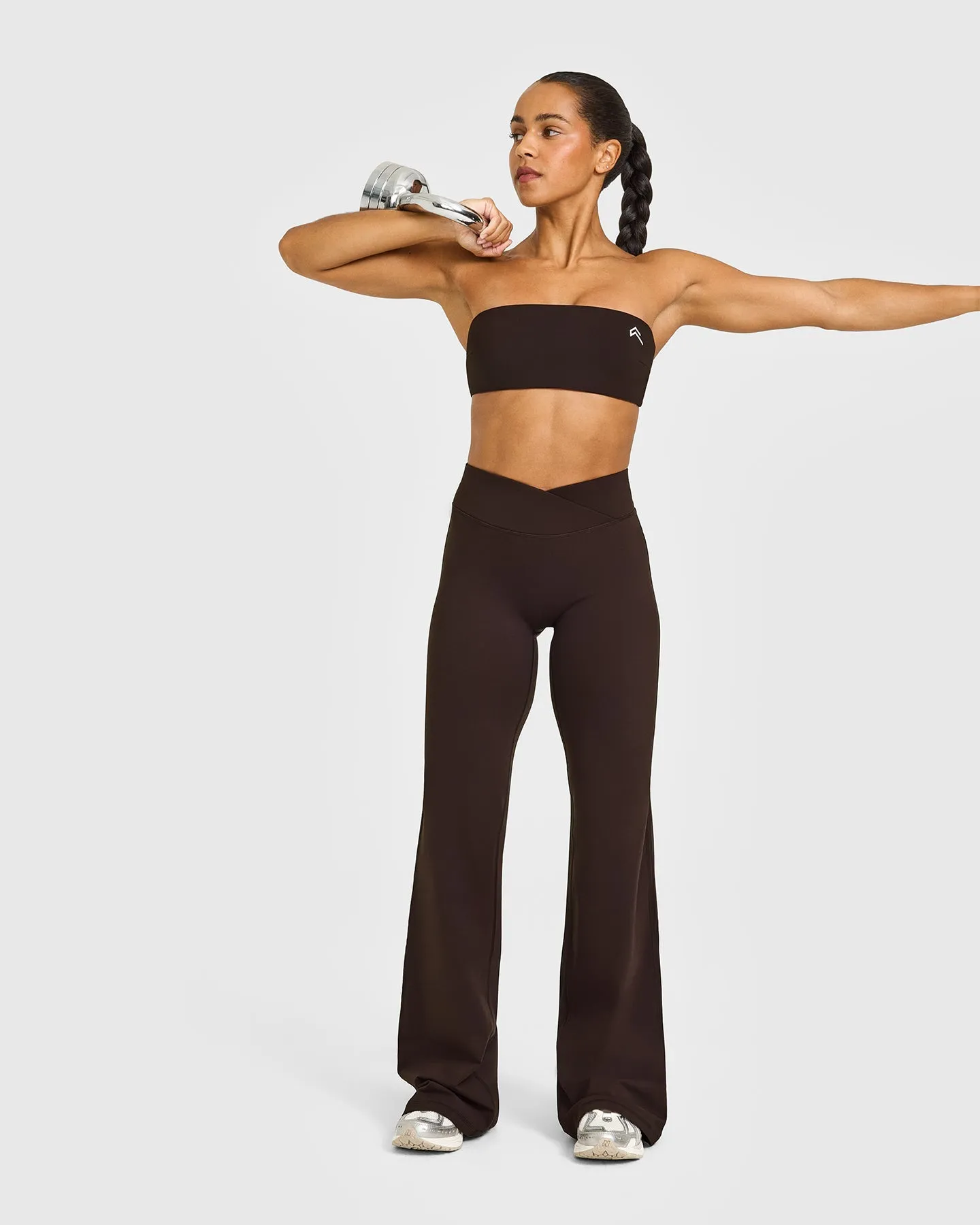 Unified Micro Bandeau Bralette | 70% Cocoa sold by Oner Active product image thumbnail 5