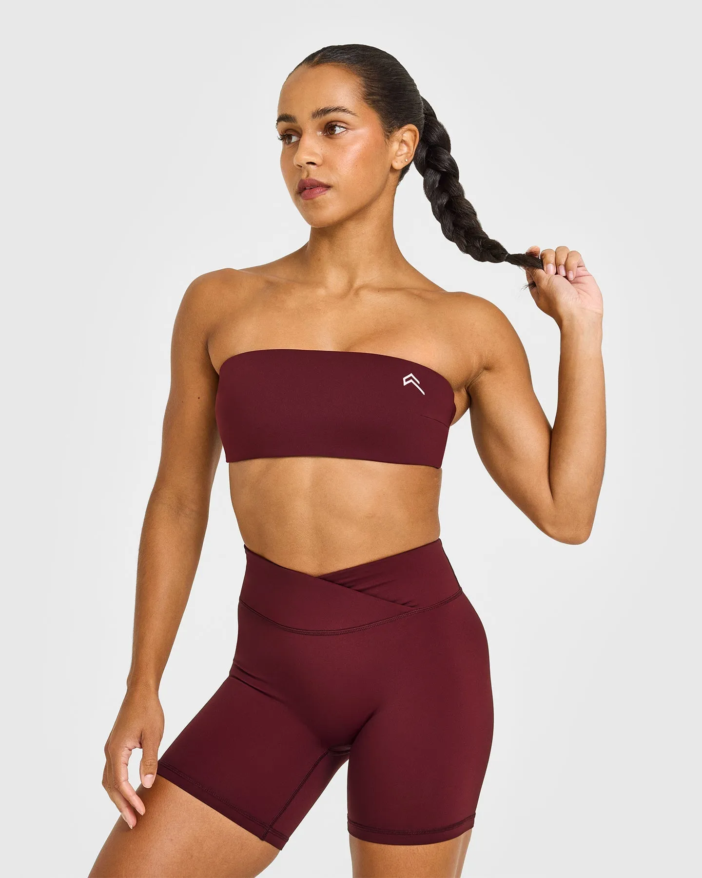 Unified Micro Bandeau Bralette | Rosewood sold by Oner Active
