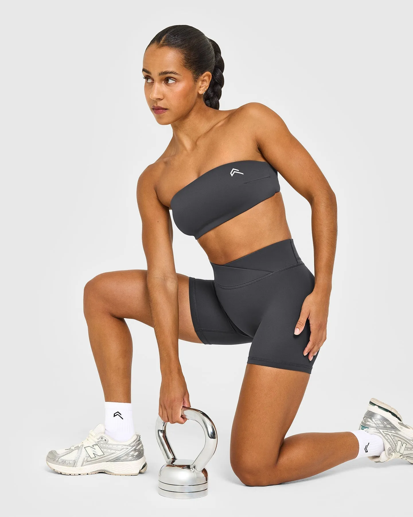 Unified Micro Bandeau Bralette | Coal sold by Oner Active product image thumbnail 2