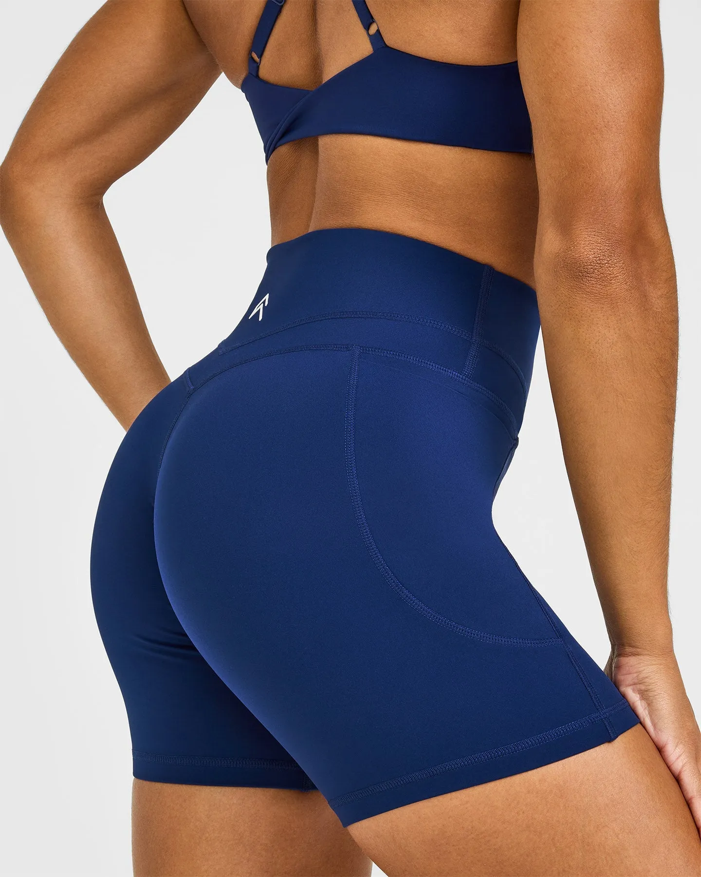 Unified High Waisted Pocket Shorts 6" | Midnight sold by Oner Active product image thumbnail 5