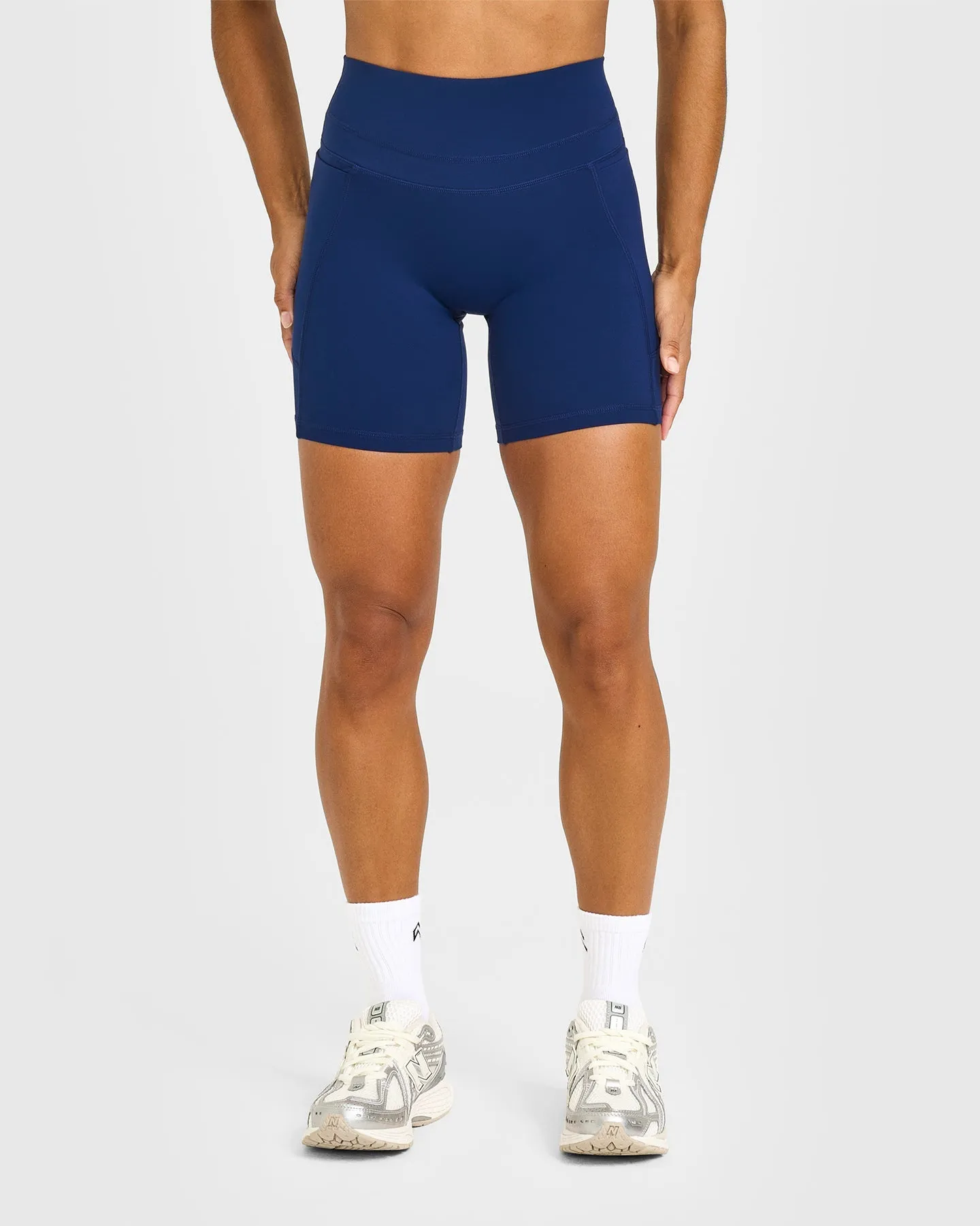 Unified High Waisted Pocket Shorts 6" | Midnight sold by Oner Active