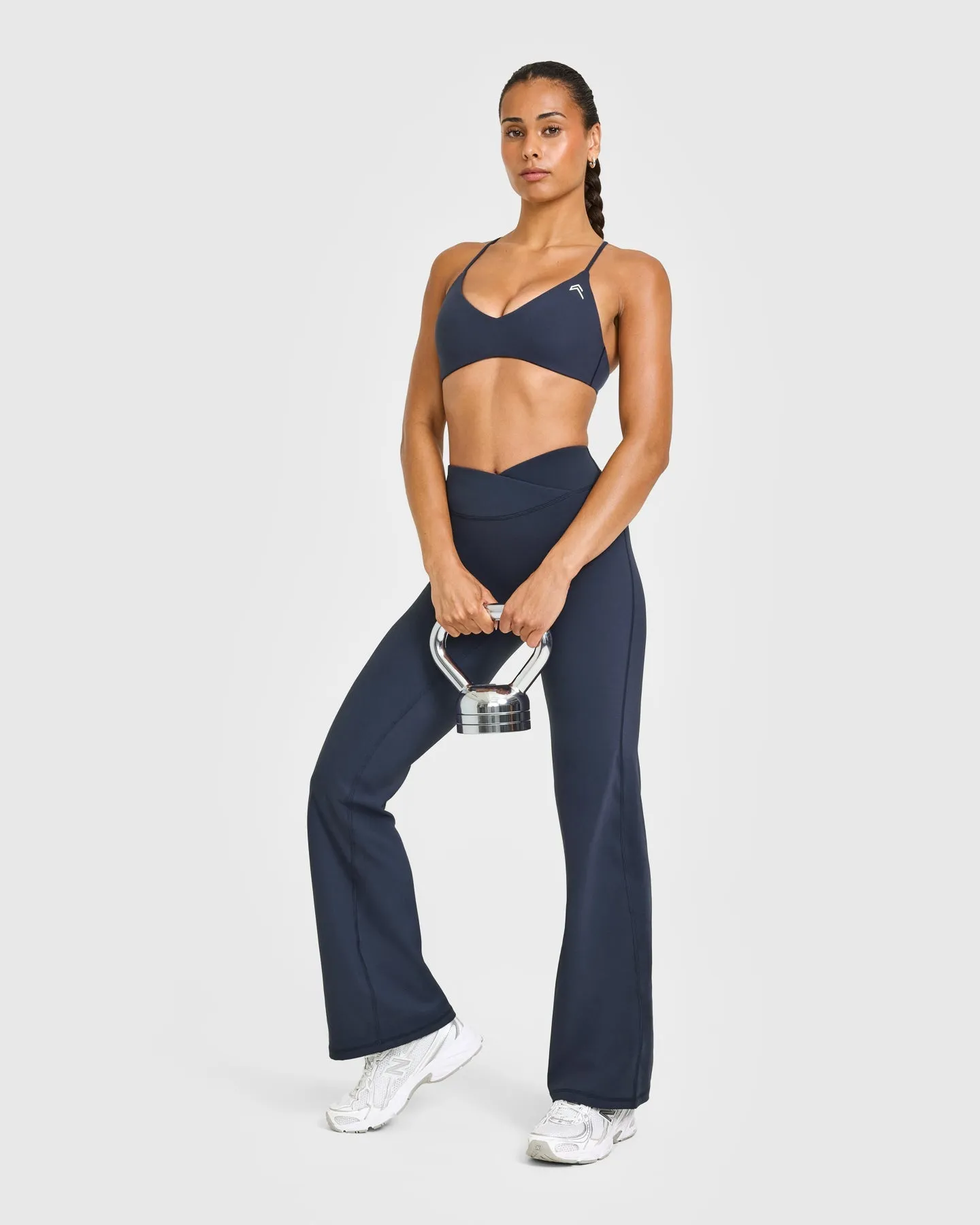 EasyLift™ Ultra Minimal Bralette with White Logo | True Blue sold by Oner Active product image thumbnail 3