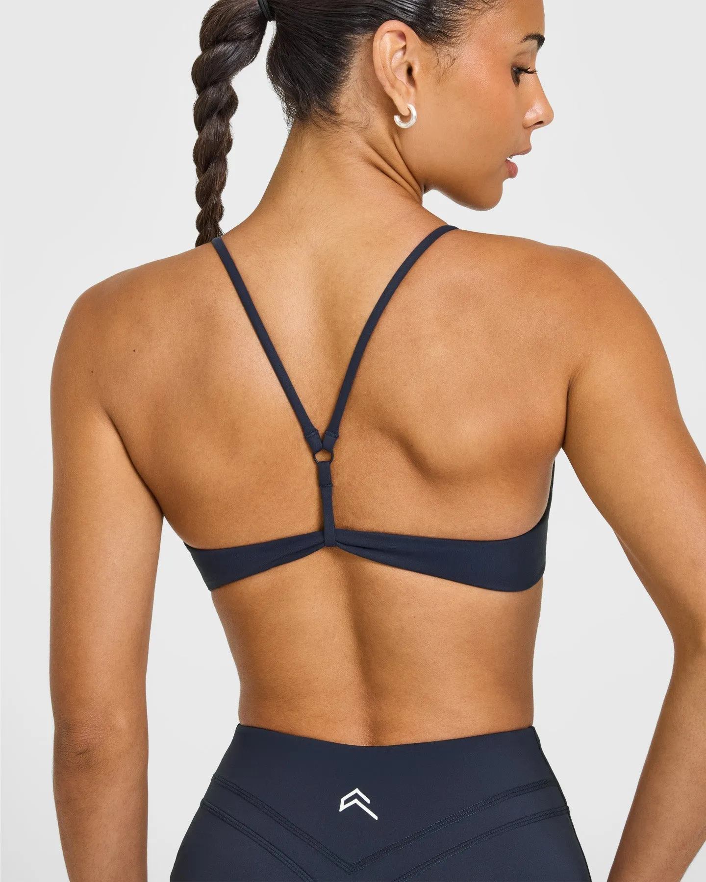 EasyLift™ Ultra Minimal Bralette with White Logo | True Blue sold by Oner Active product image thumbnail 4