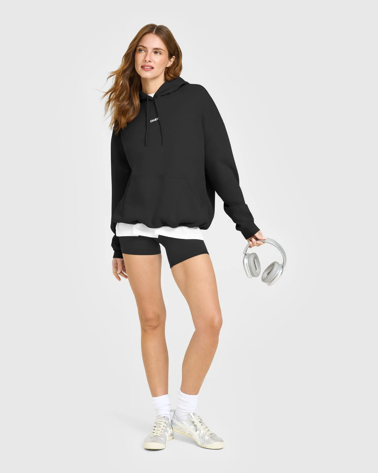 Mid Weight Relaxed Hoodie | Soft Black sold by Oner Active product image thumbnail 2