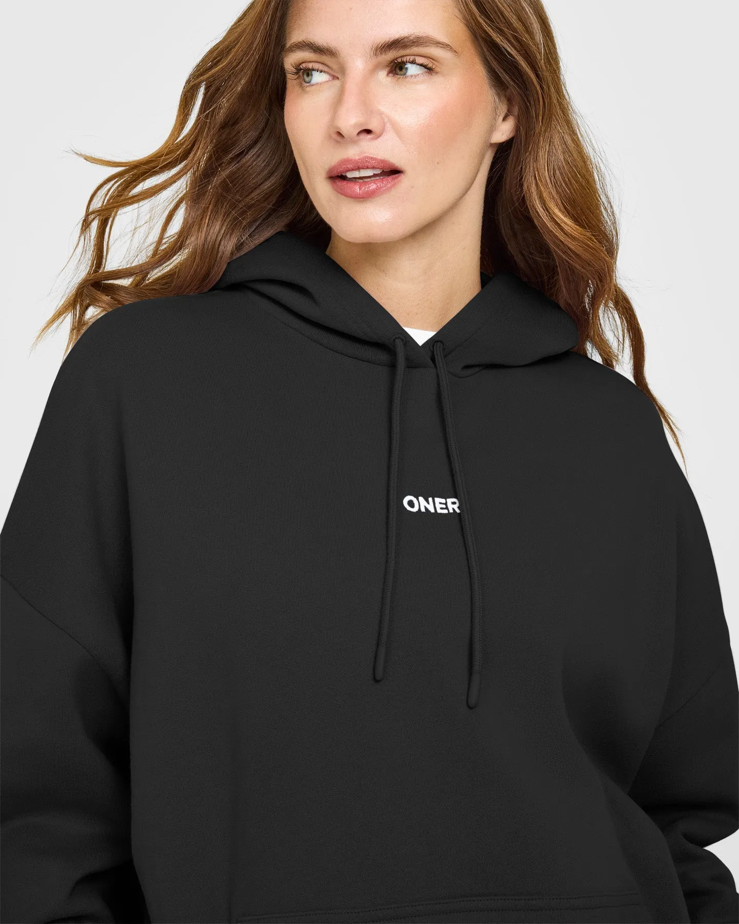 Mid Weight Relaxed Hoodie | Soft Black sold by Oner Active product image thumbnail 4
