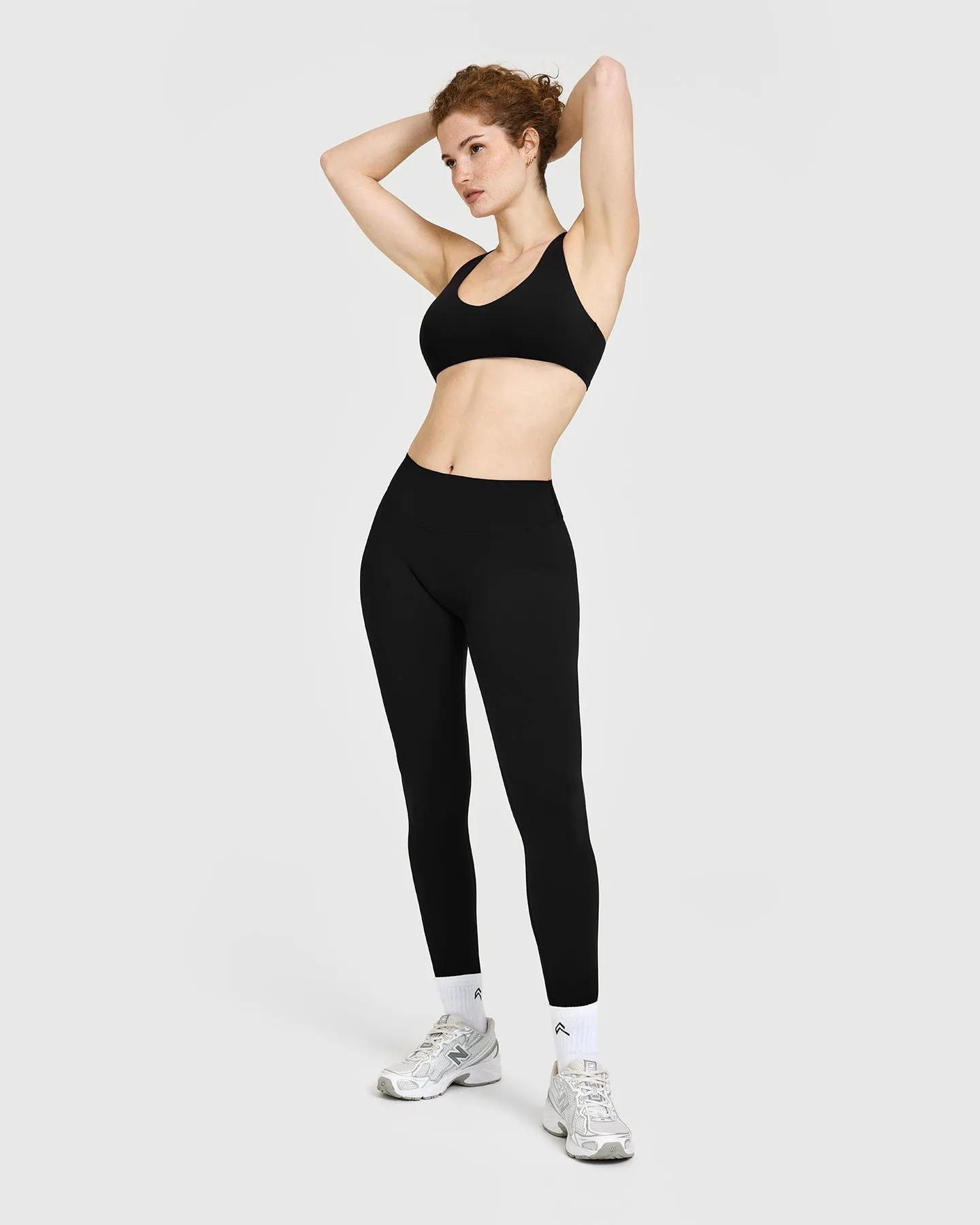 SoftMotion™ Bralette with White Logo | Black sold by Oner Active product image thumbnail 3