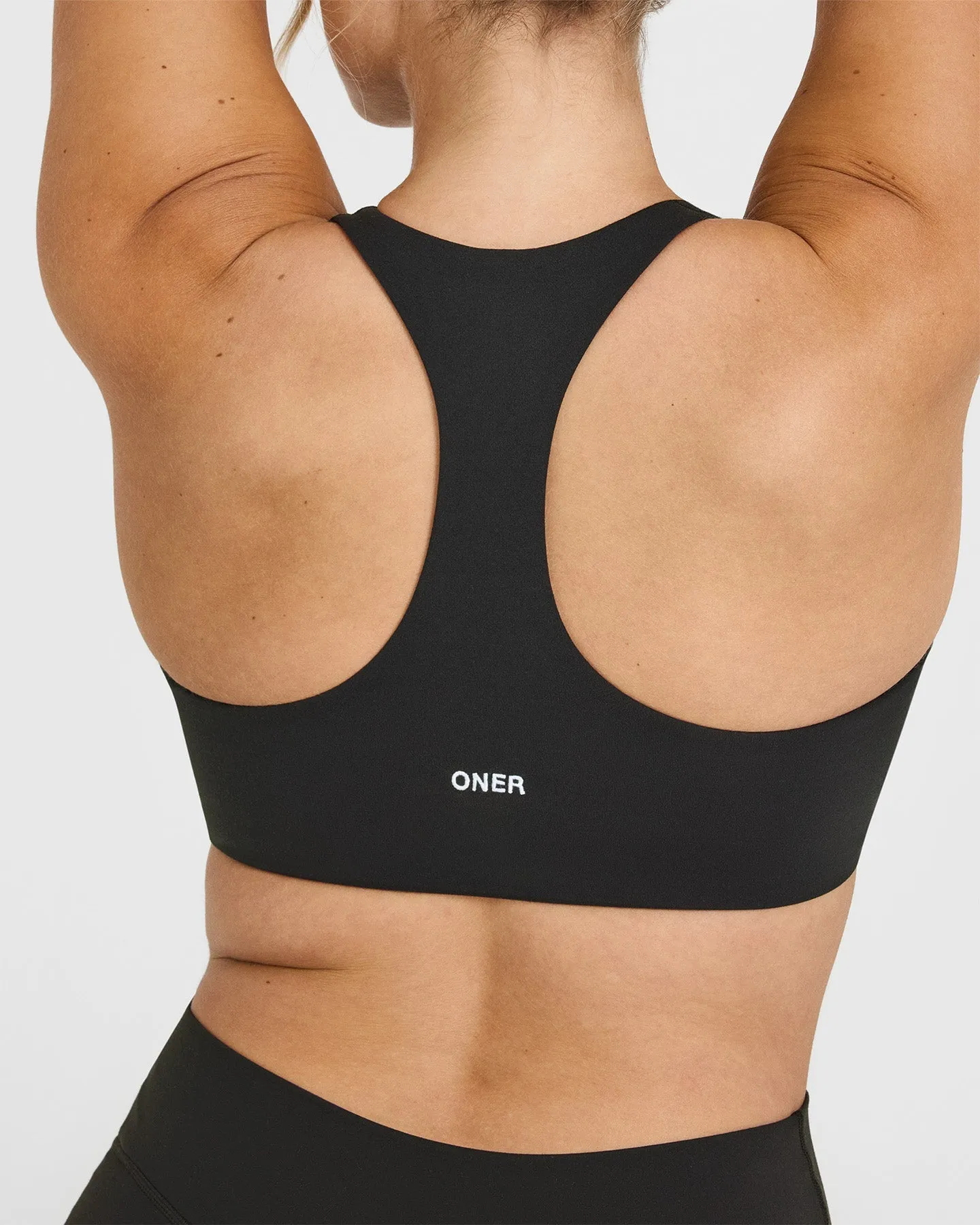 SoftMotion™ Bralette with White Logo | Soft Black sold by Oner Active product image thumbnail 5