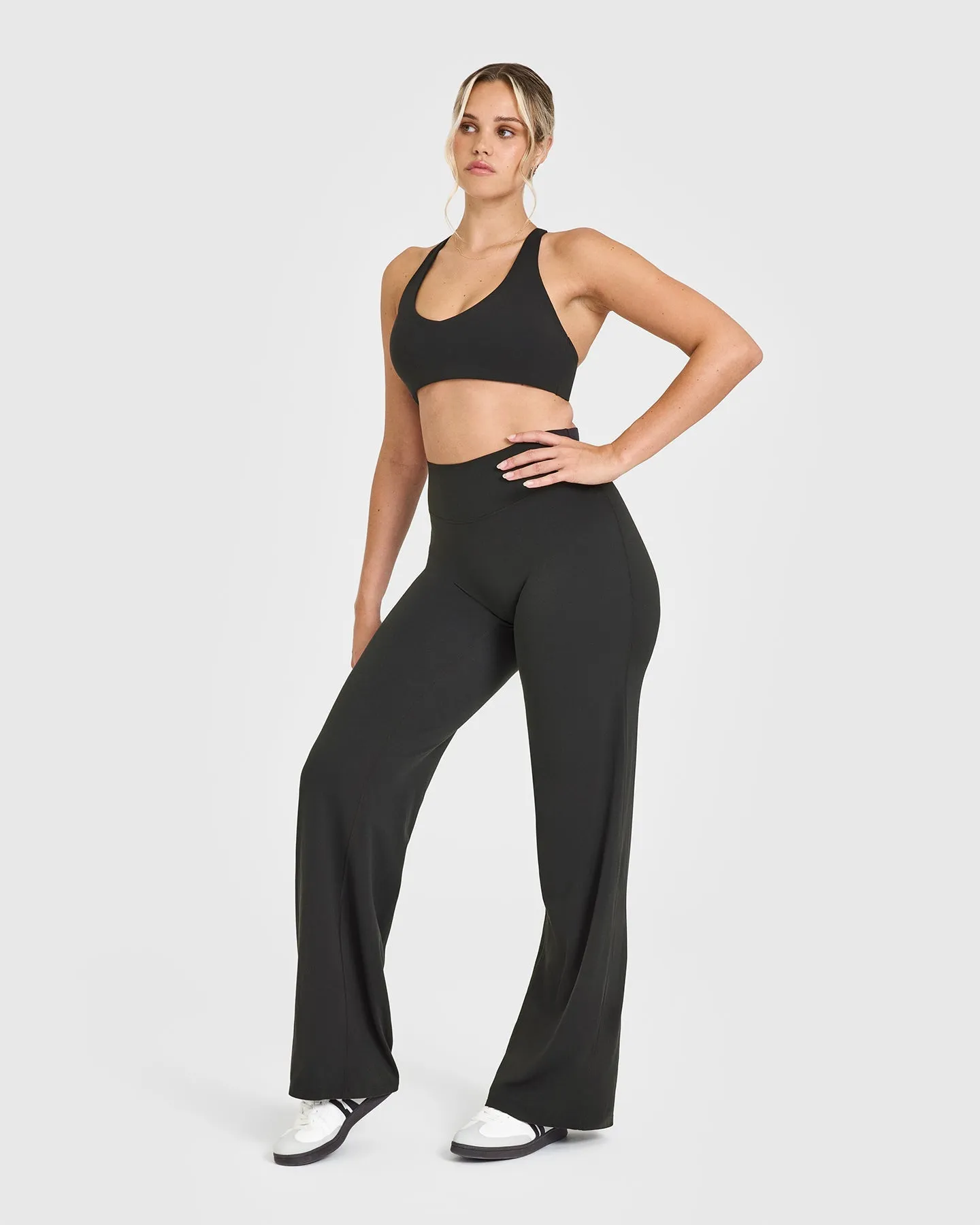 SoftMotion™ Bralette with White Logo | Soft Black sold by Oner Active product image thumbnail 3