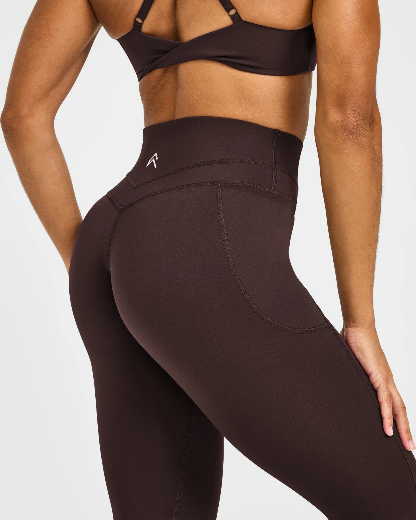 Unified High Waisted Pocket Leggings | 70% Cocoa sold by Oner Active product image thumbnail 4