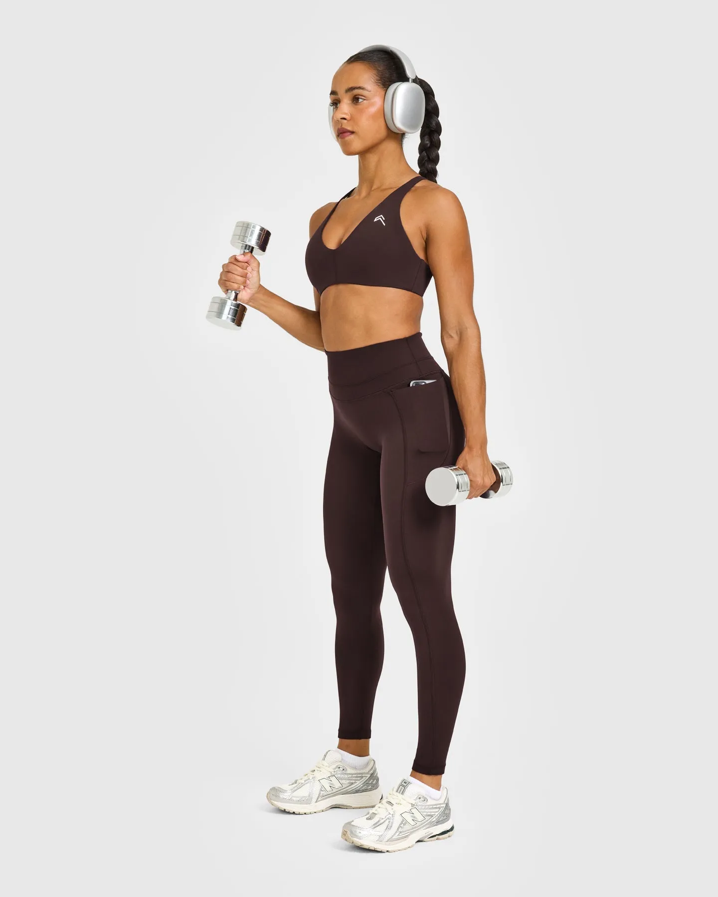 Unified High Waisted Pocket Leggings | 70% Cocoa sold by Oner Active product image thumbnail 3