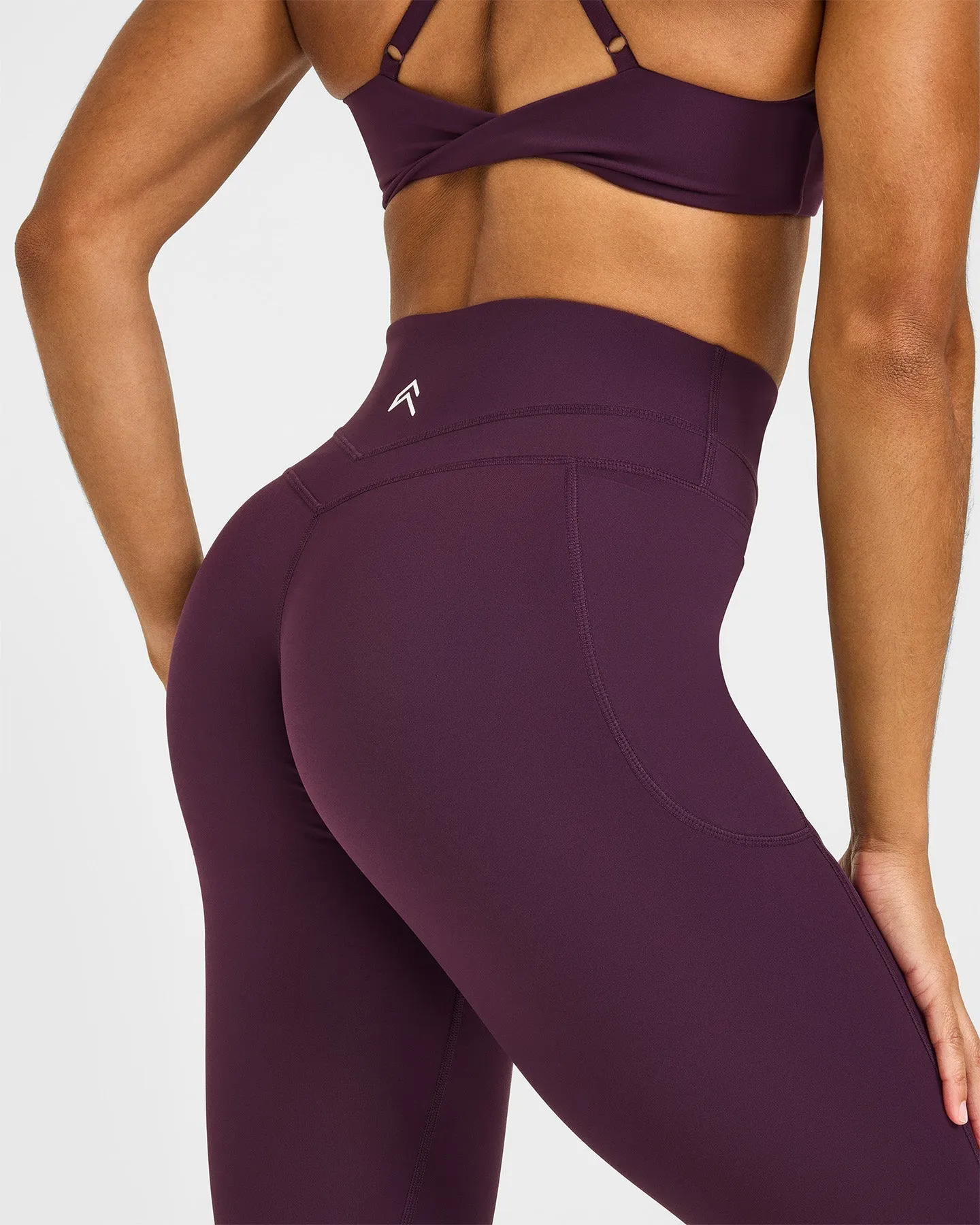 Unified High Waisted Pocket Leggings | Blackberry Purple sold by Oner Active product image thumbnail 4