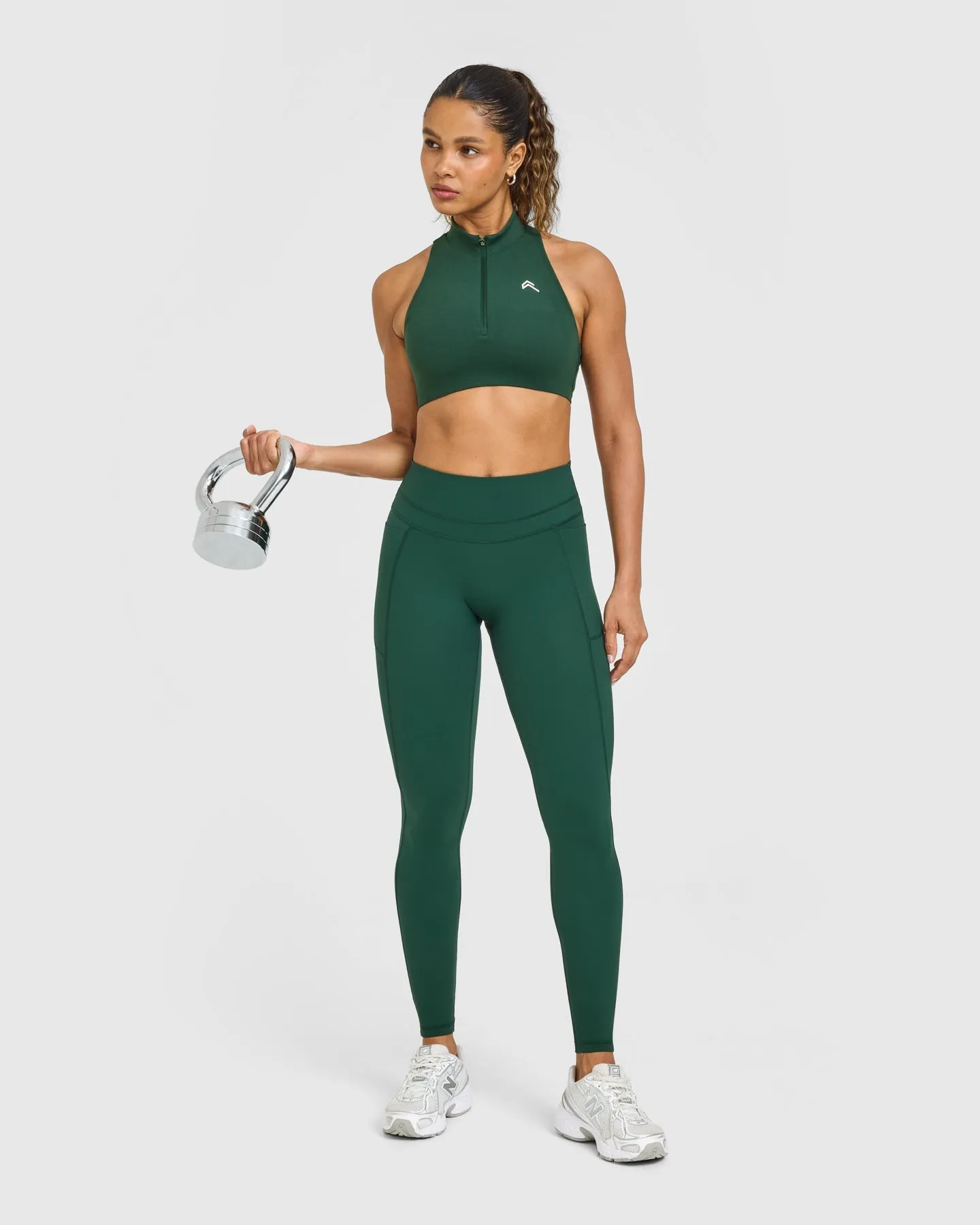 Unified High Waisted Pocket Leggings | Racing Green sold by Oner Active product image thumbnail 3